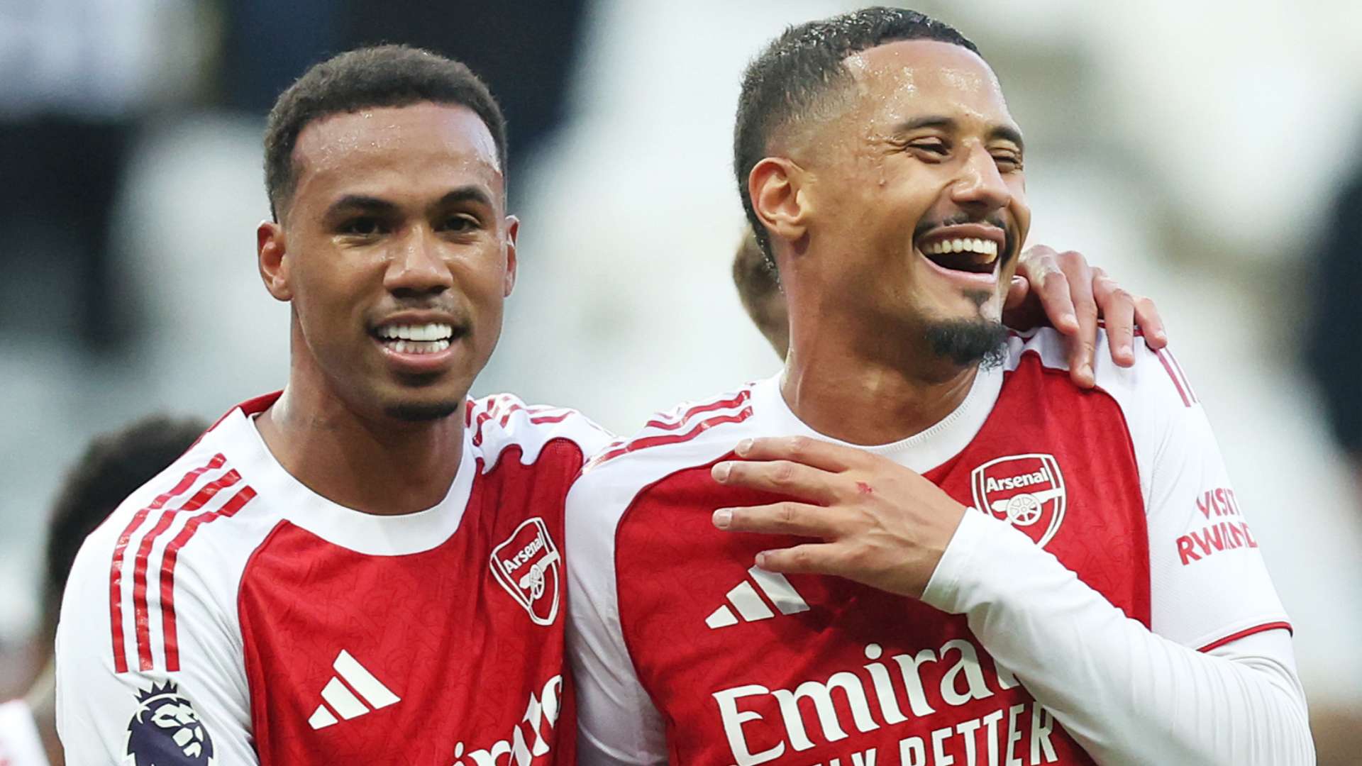 William Saliba Gabriel Magalhaes Arsenal 2025-26