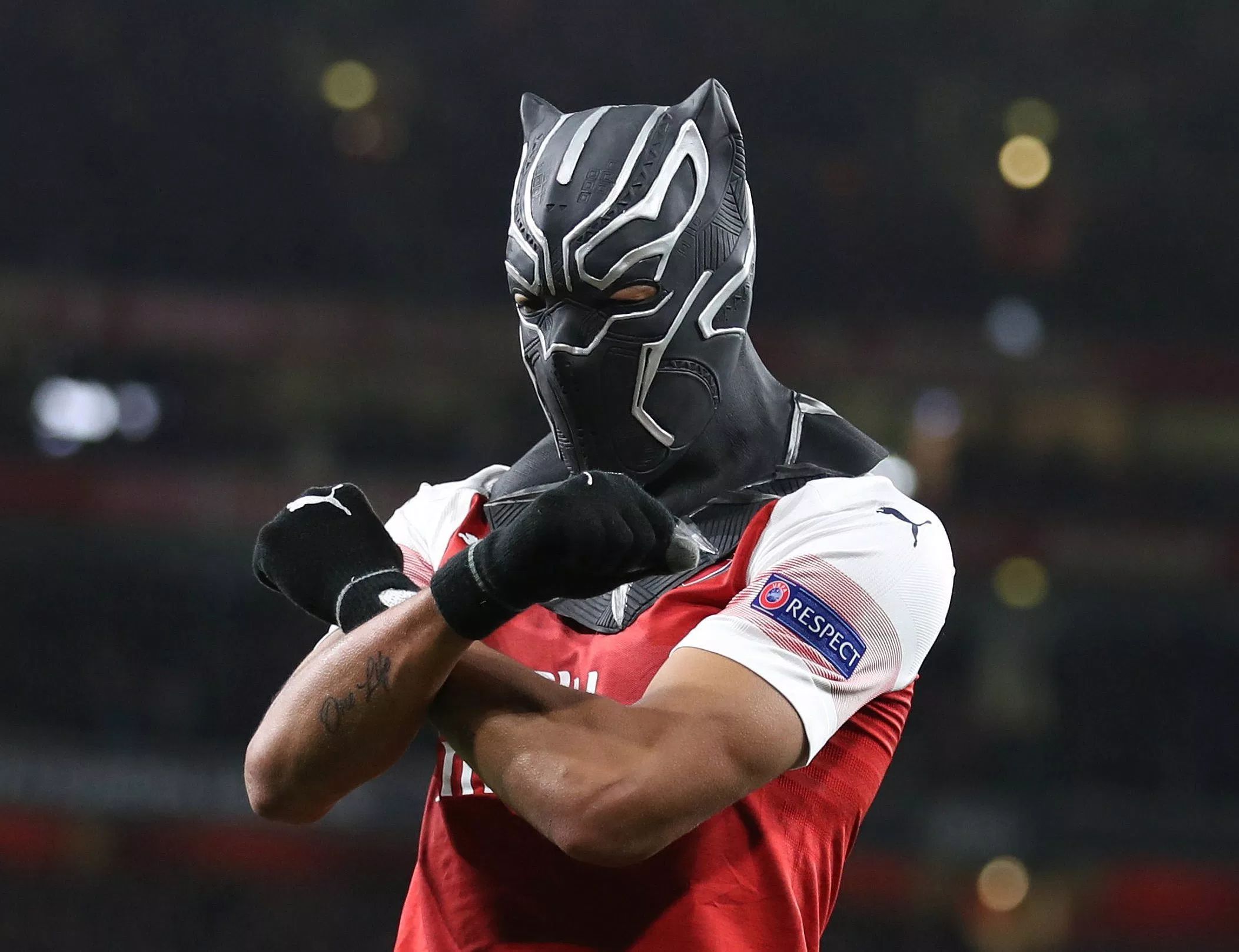 Aubameyang Arsenal Black Panther