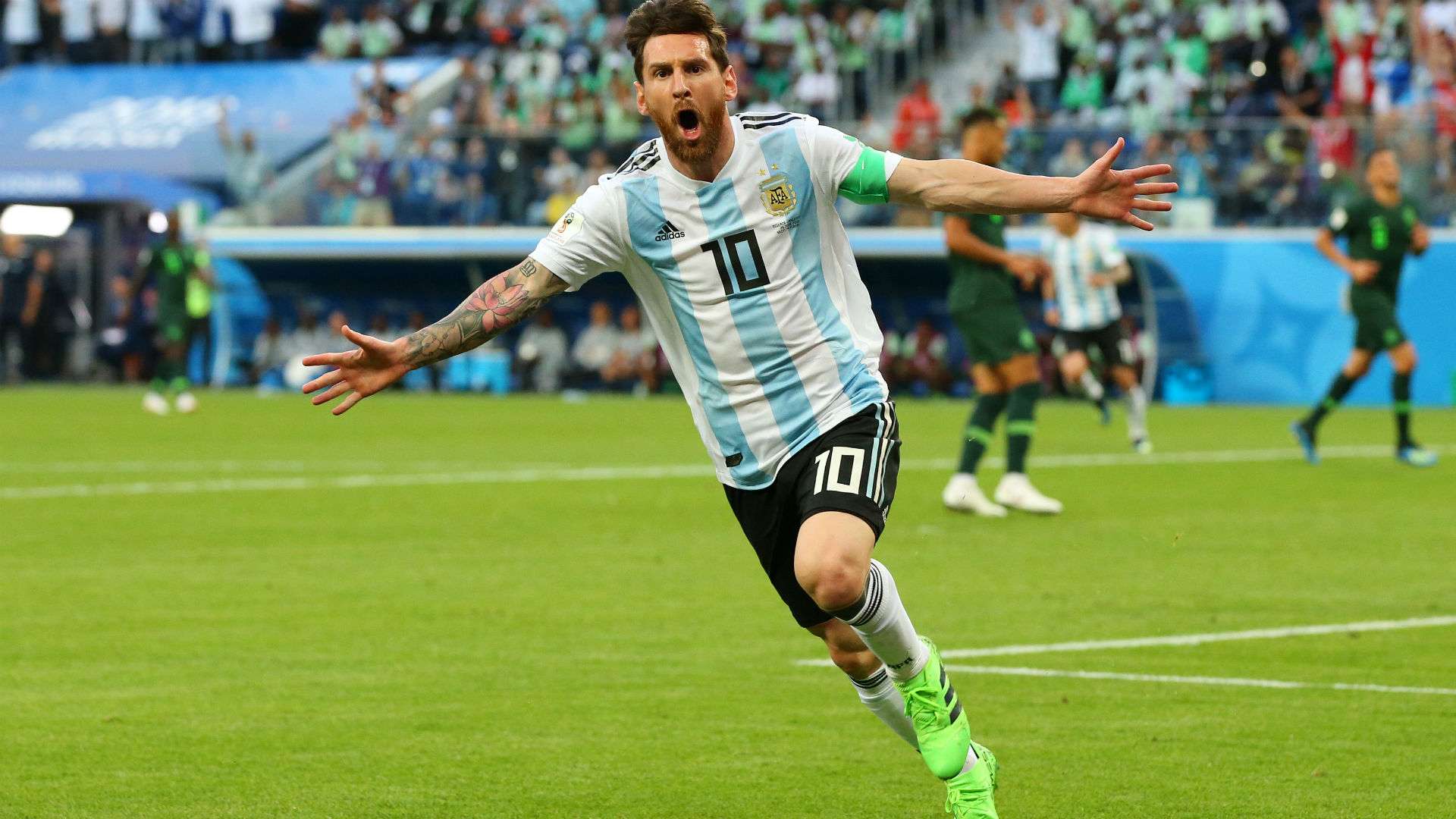 Lionel Messi Argentina Nigeria World Cup Russi 2018 26062018