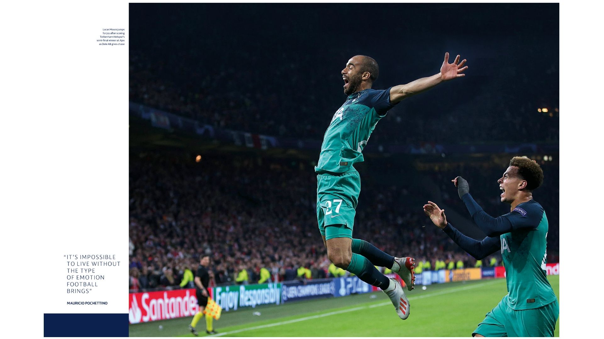 Uefa Champions League official program pages