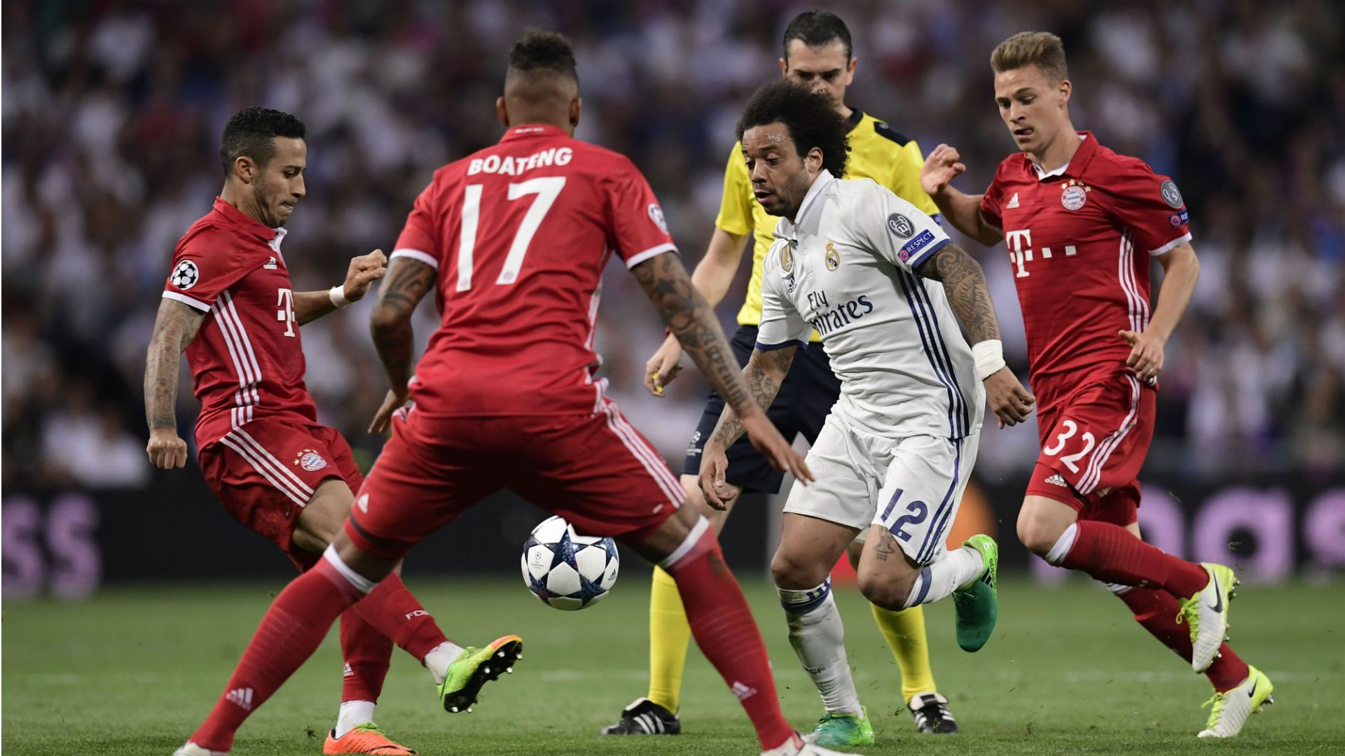 Marcelo Real Madrid Bayern Champions League 18 04 2017