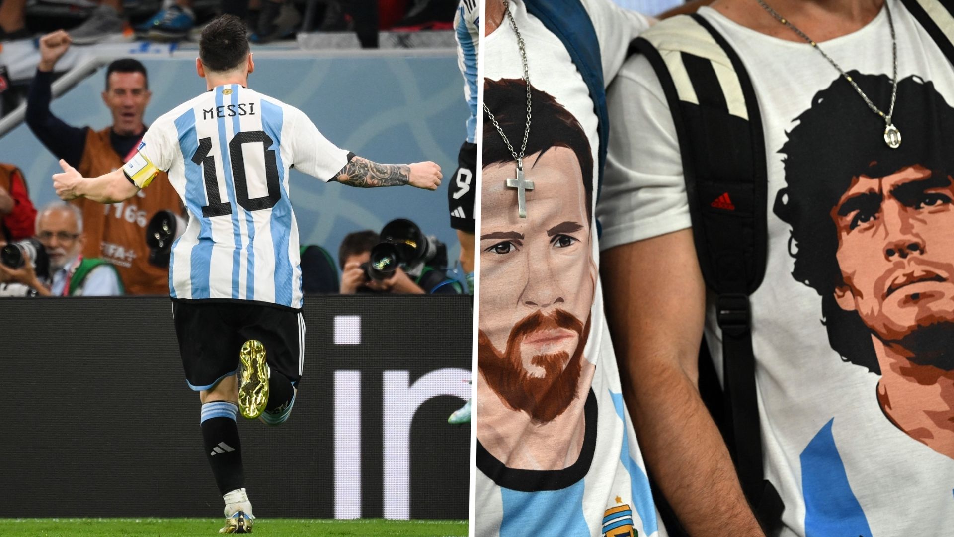 Messi, Maradona