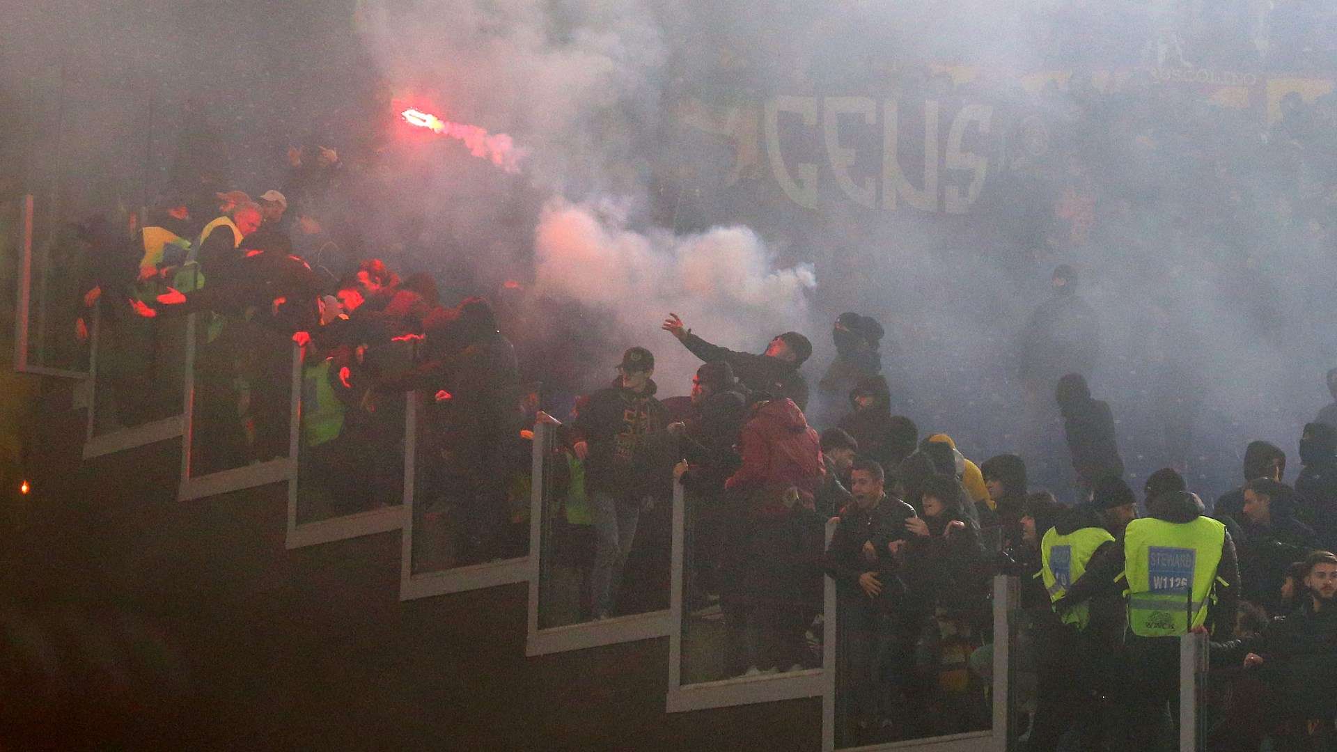 Roma Lazio fans Derby della Capitale