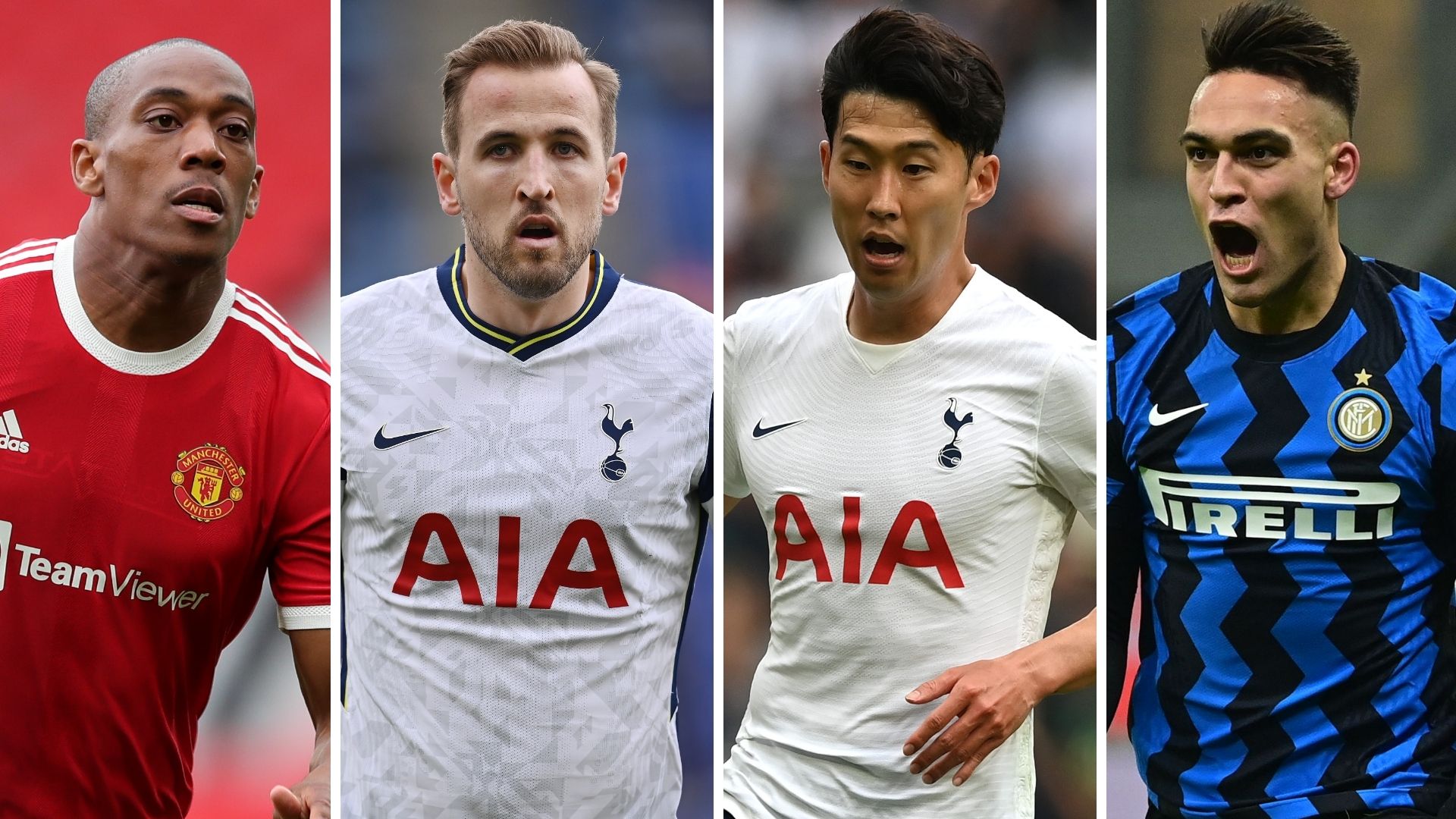 Anthony Martial Harry Kane Heung-min Son Lautaro Martinez