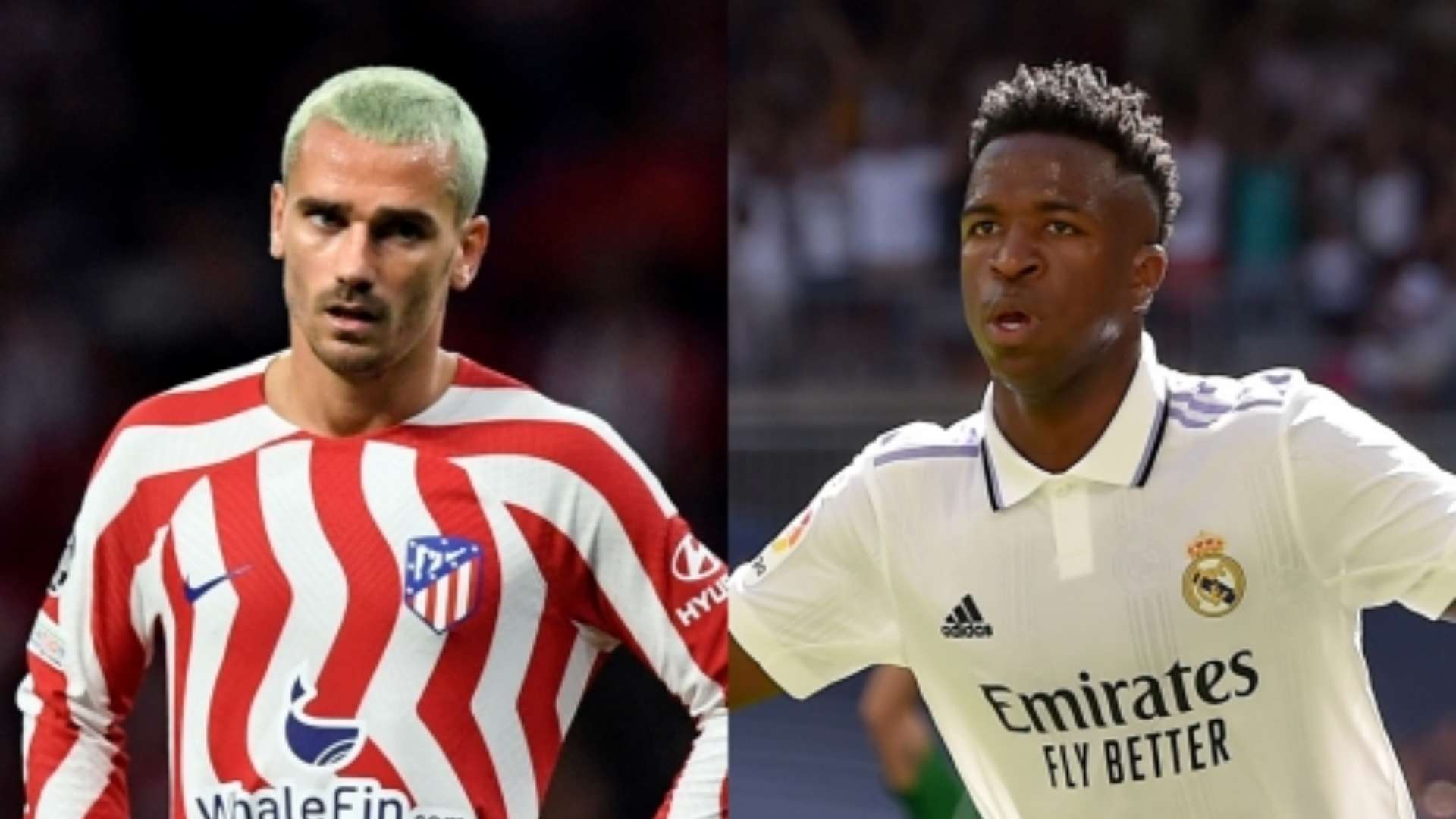 Antoine Griezmann Atletico Madrid Vinicius Junior Real Madrid