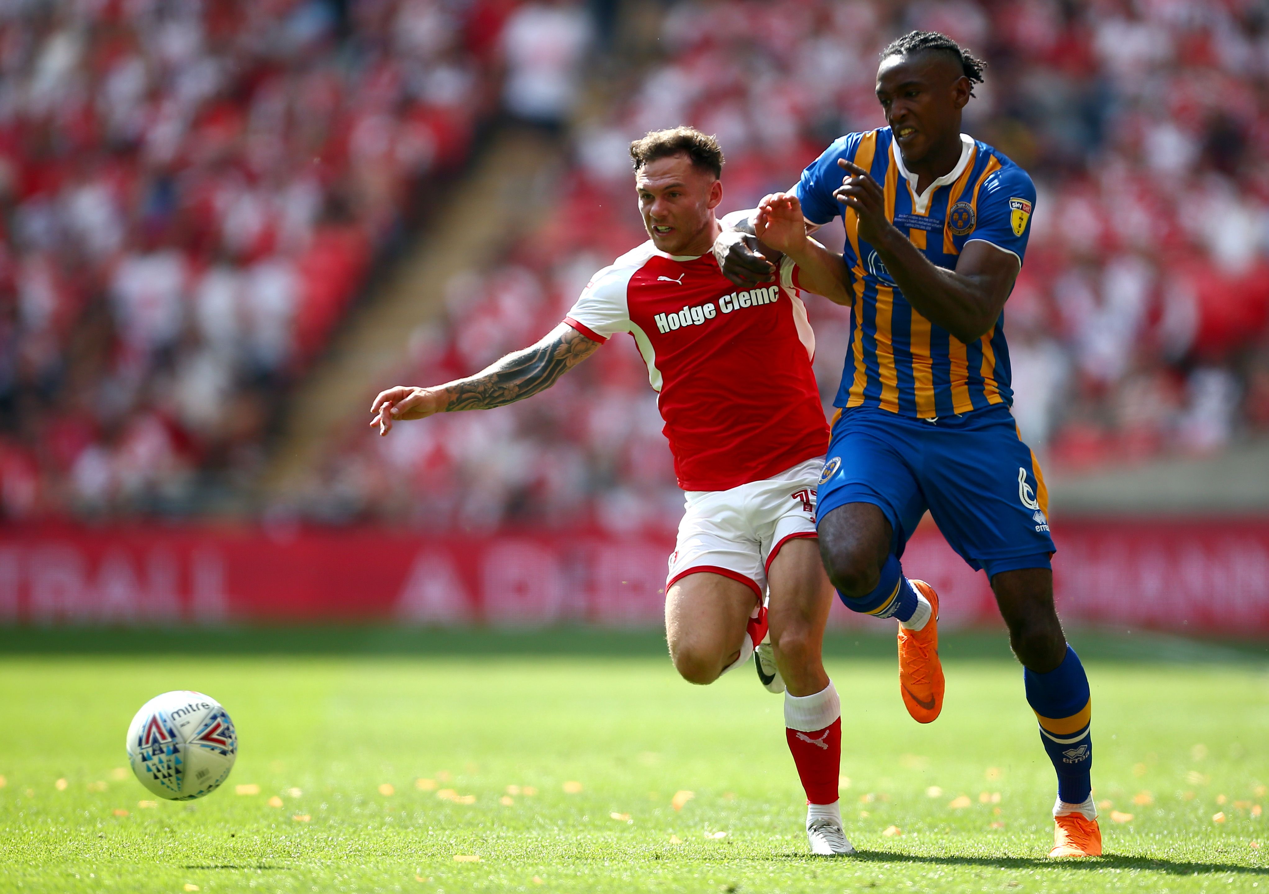 Rotherham v Shrewsbury Town play off final 2017