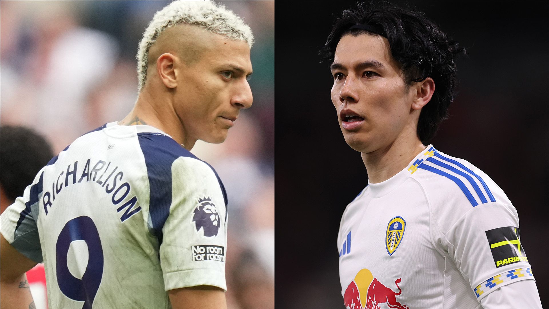 Richarlison Tottenham Ao Tanaka Leeds