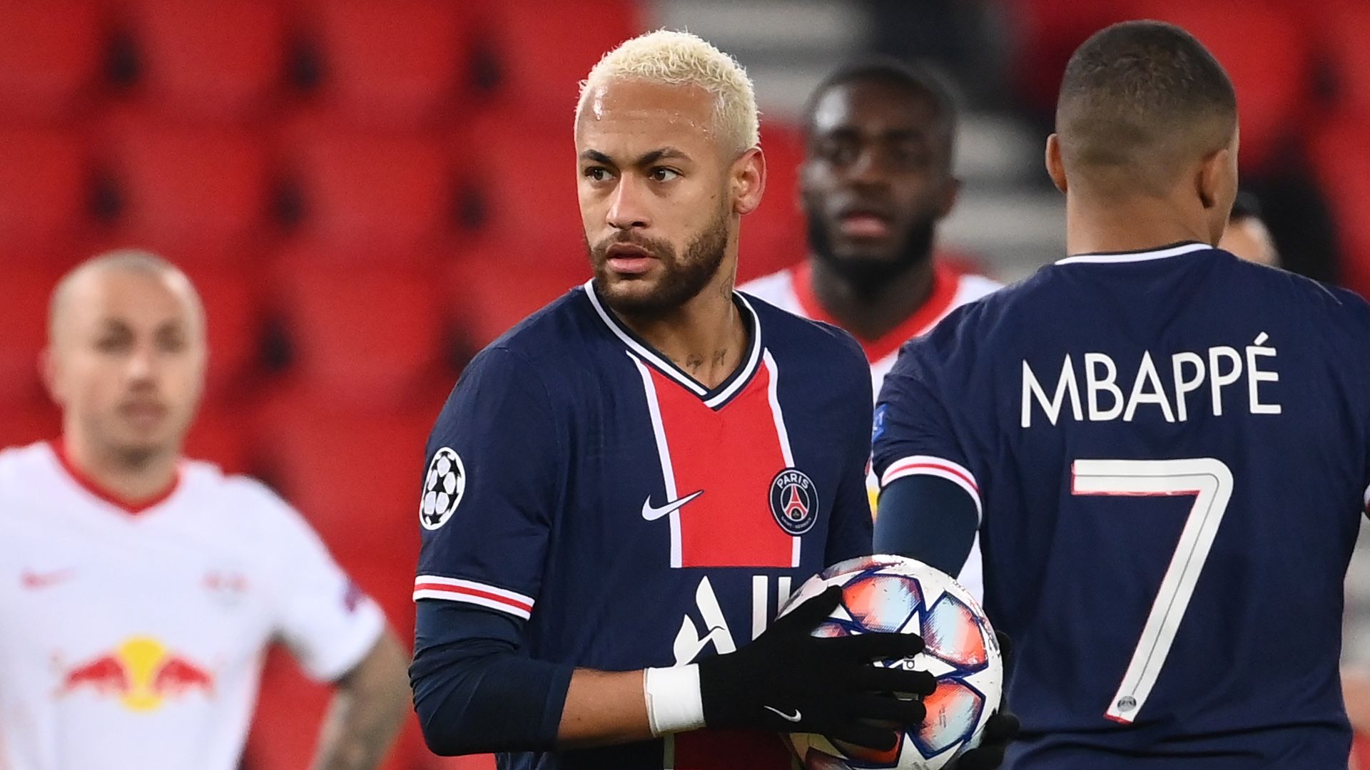 Neymar PSG RB Leipzig Champions League 24112020