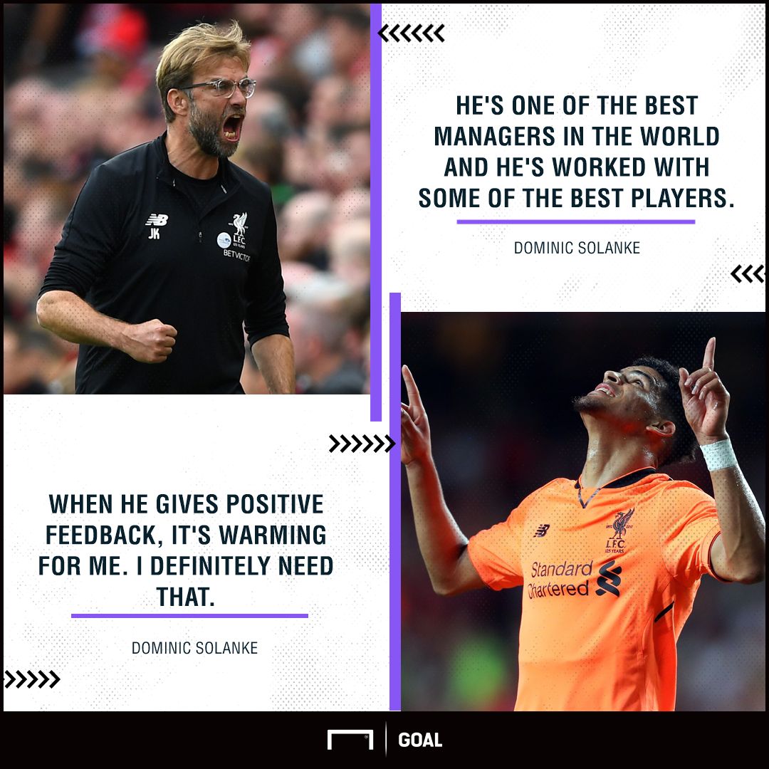 Dominic Solanke Jurgen Klopp best in the world