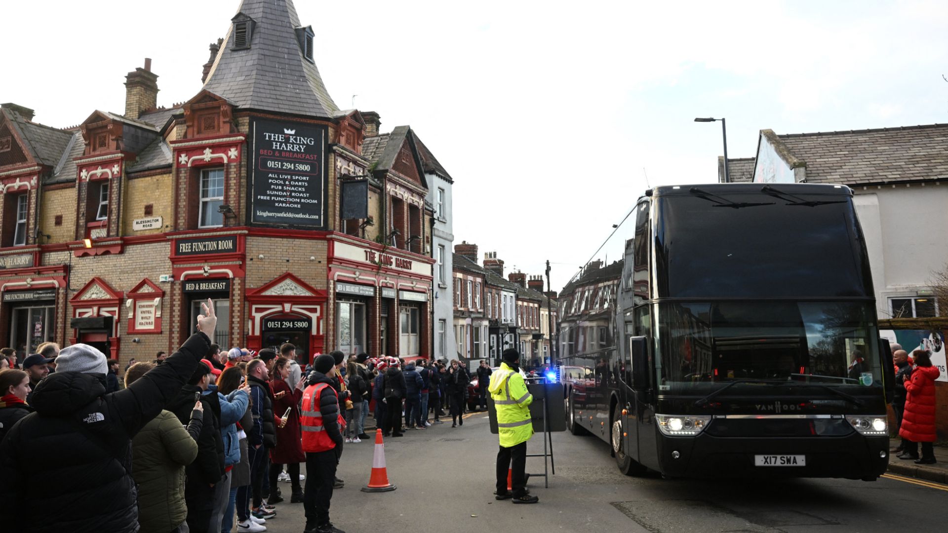 Liverpool have released a statement after Man United's bus was pelted with objects