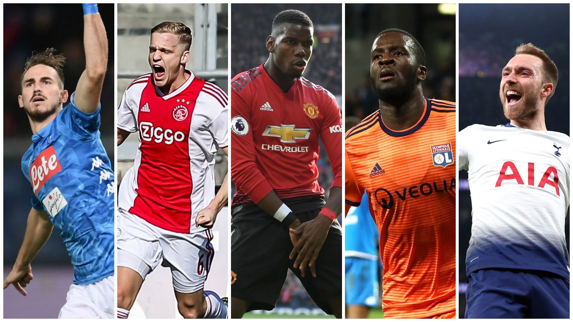 GFX Info collage Real Madrid midfielders agenda for summer transfer market 2019