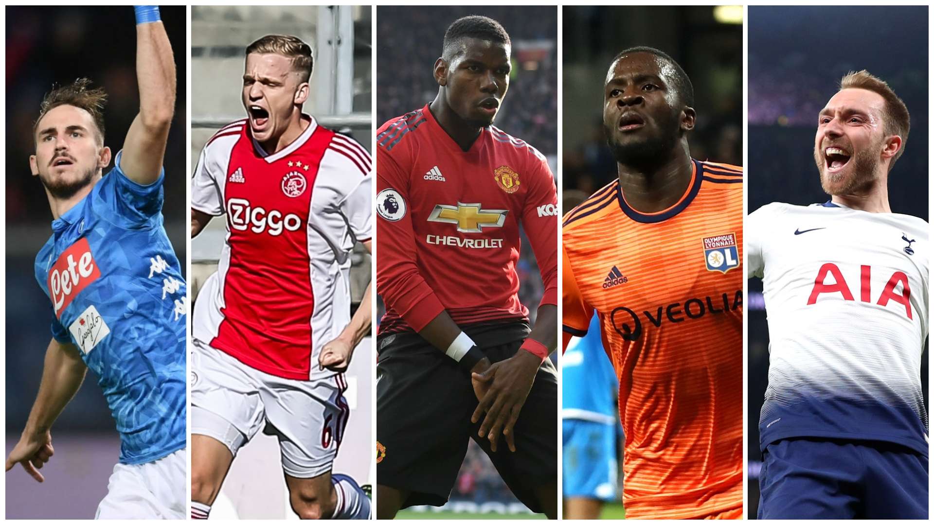 GFX Info collage Real Madrid midfielders agenda for summer transfer market 2019