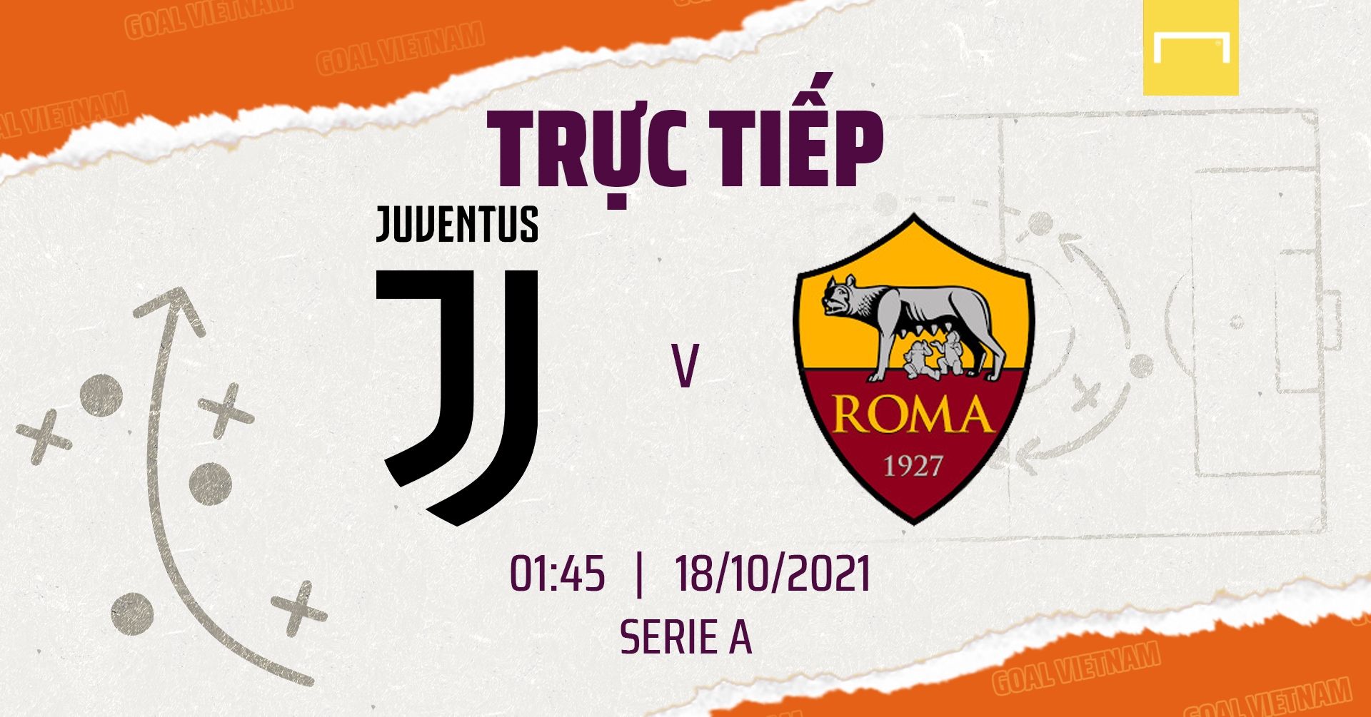 Live Juve vs Roma GFX