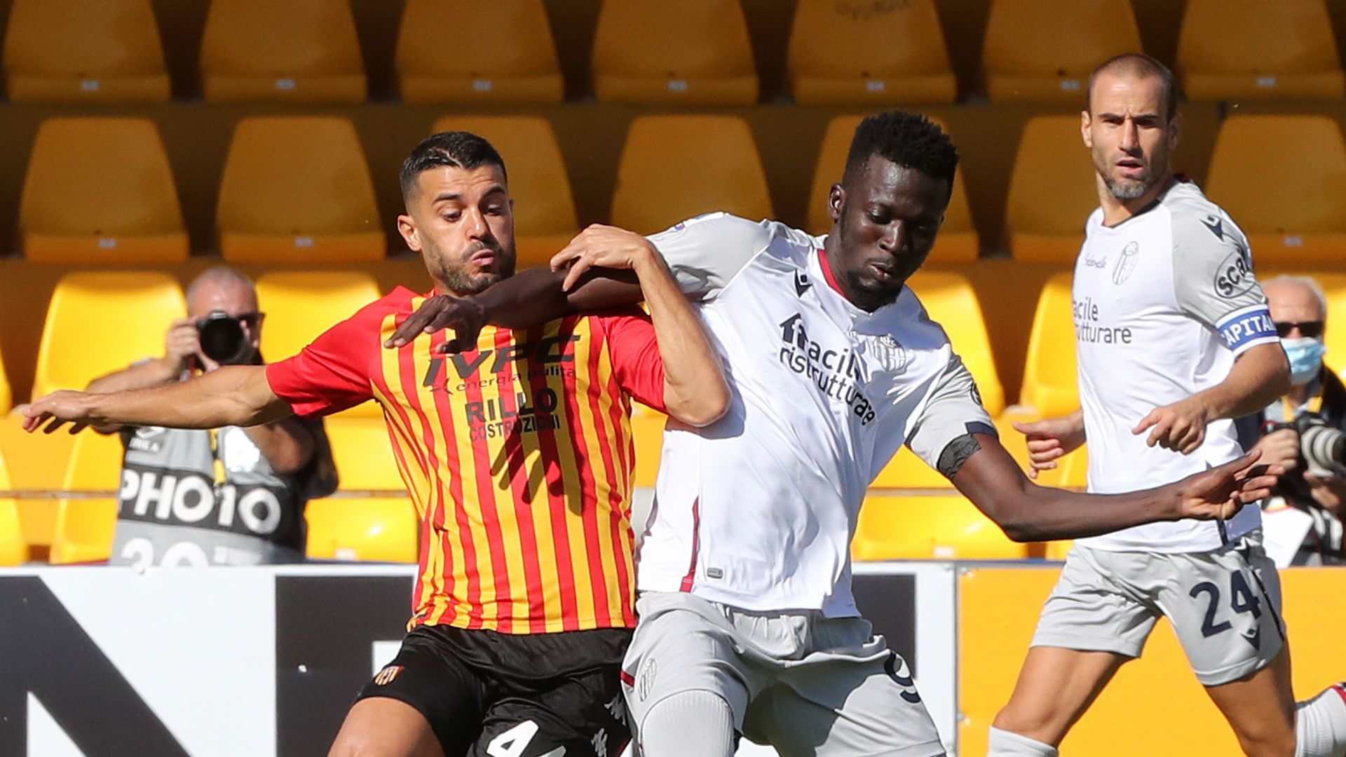 Iago Falque Moussa Barow Benevento Bologna