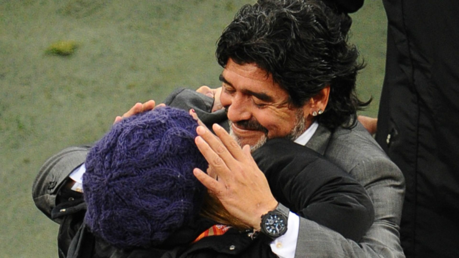 Diego Maradona Dalma Maradona World Cup 2010