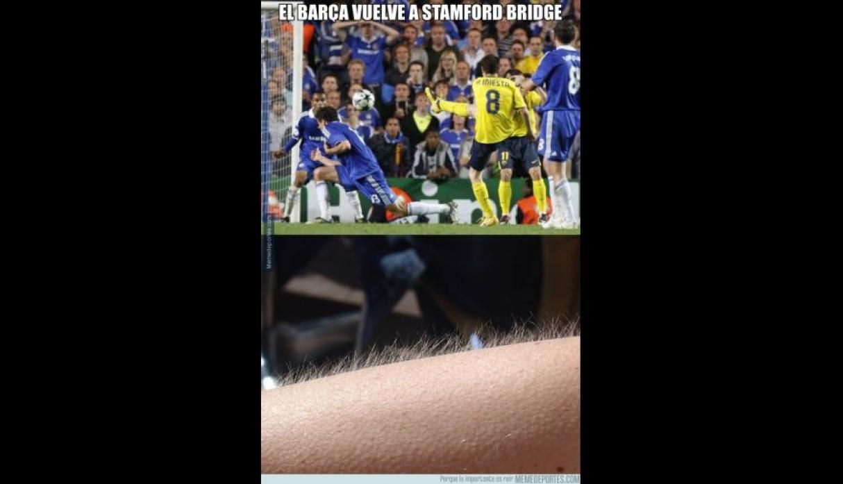 Memes Chelsea Barcelona 200218