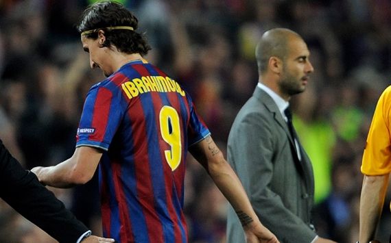 Zlatan Ibrahimovic & Pep Guardiola