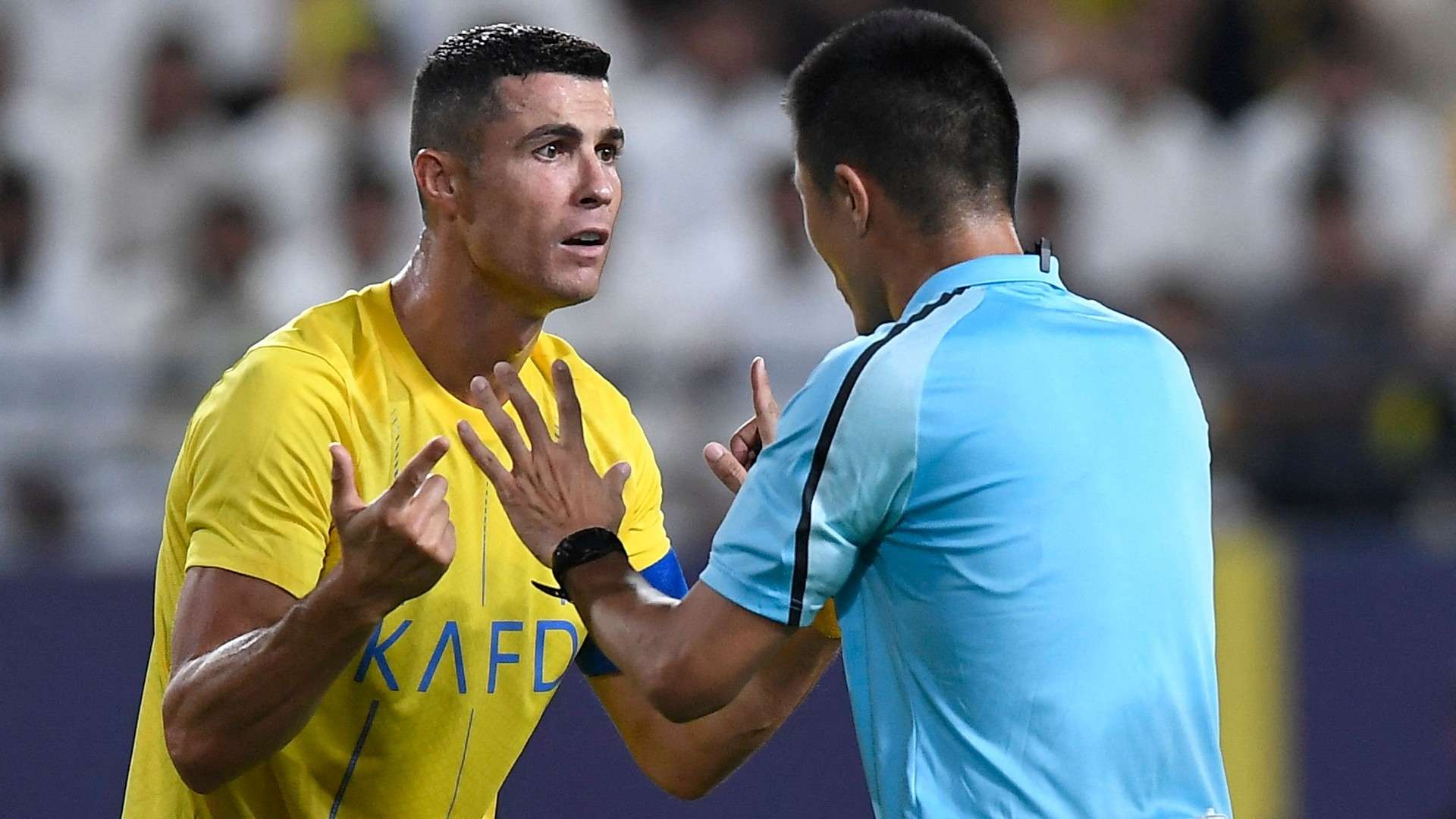 Cristiano Ronaldo Al-Nassr referee 2023-24