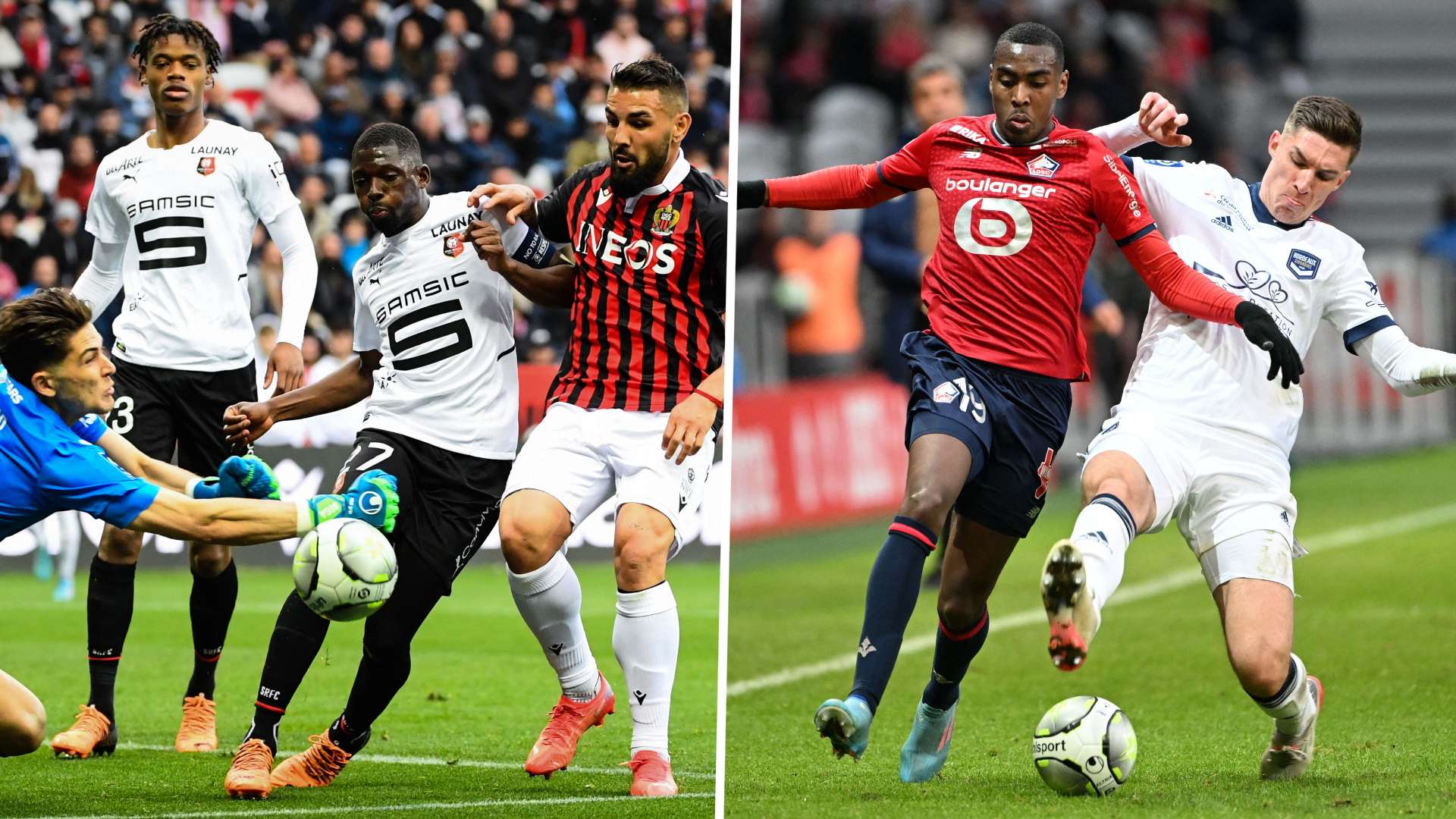 Ligue 1 Nice Rennes Lille Bordeaux