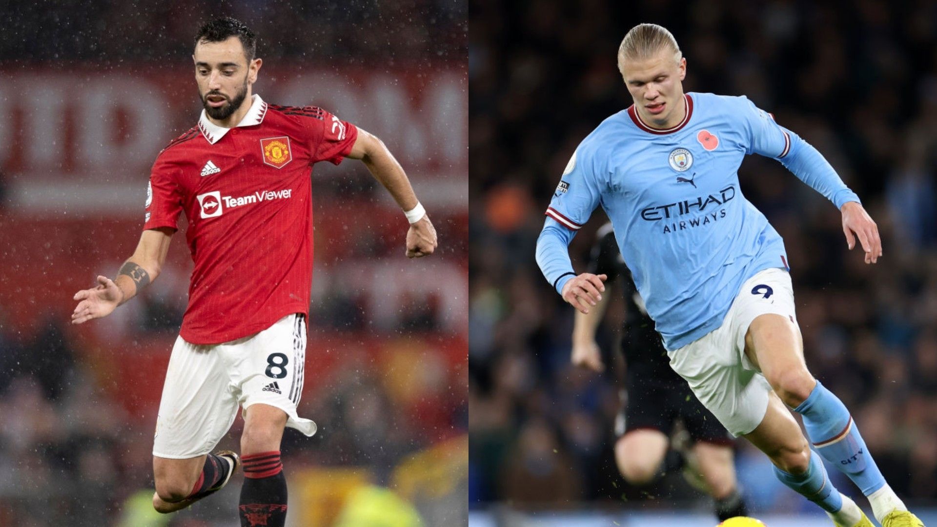 Bruno Fernandes Erling Haaland 