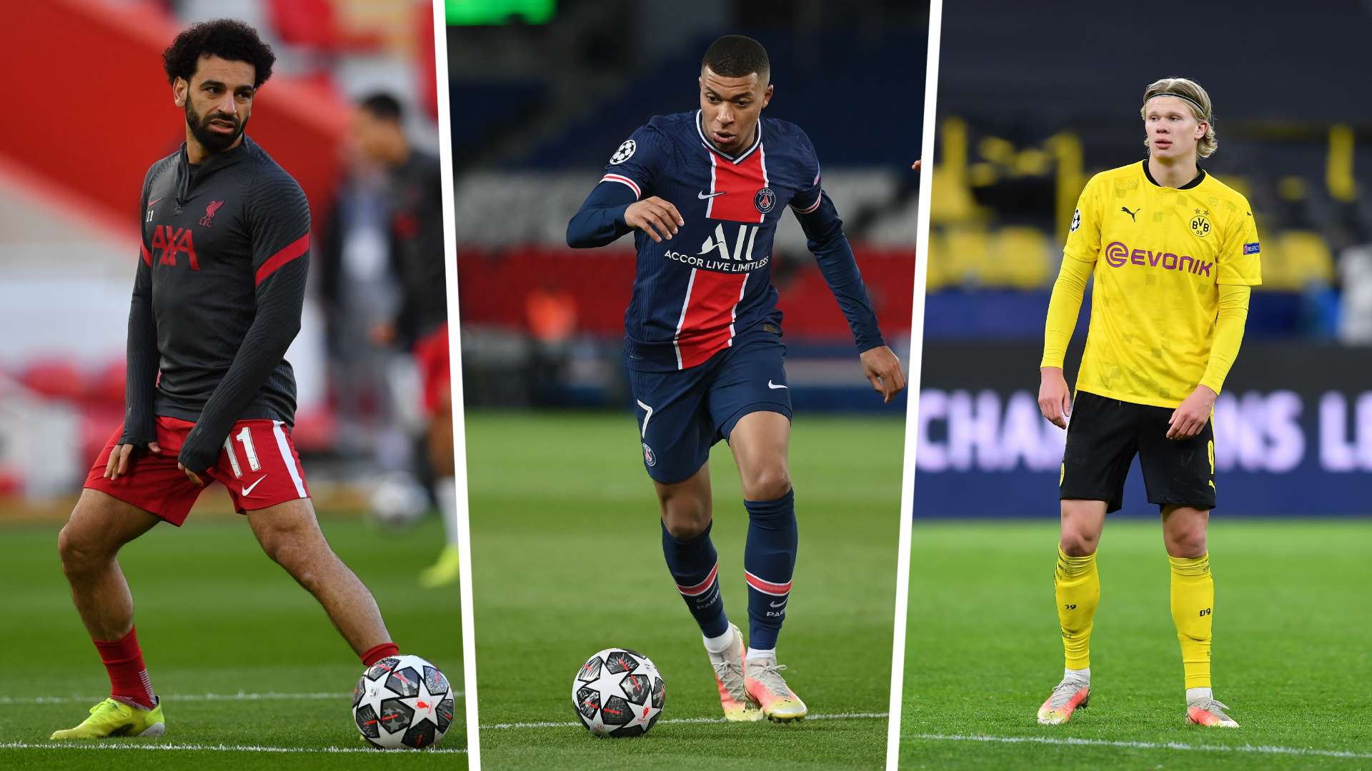 Kylian Mbappé Salah haland