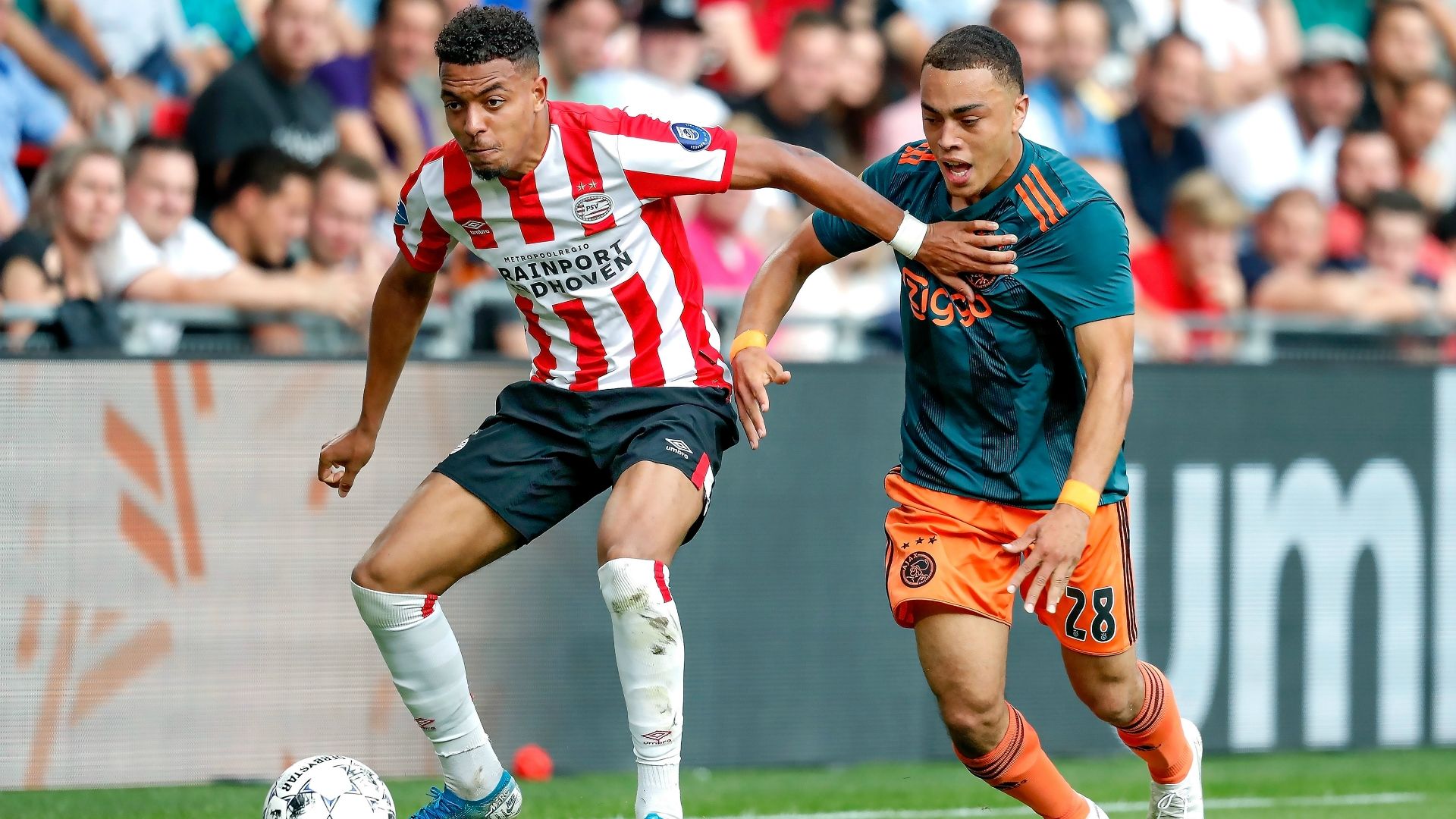 Donyell Malen Sergino Dest PSV - Ajax 09222019