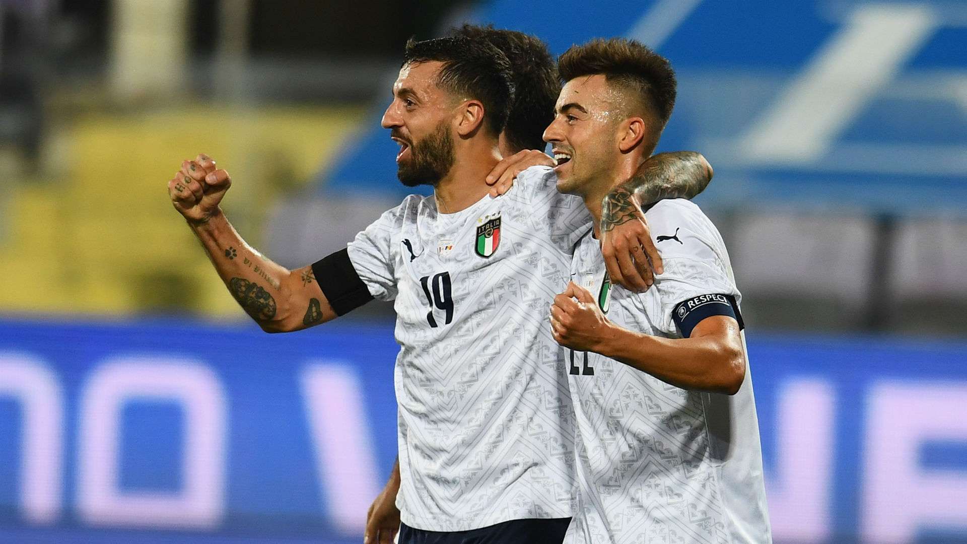 Francesco Caputo Stephan El Shaarawy Italy Moldova