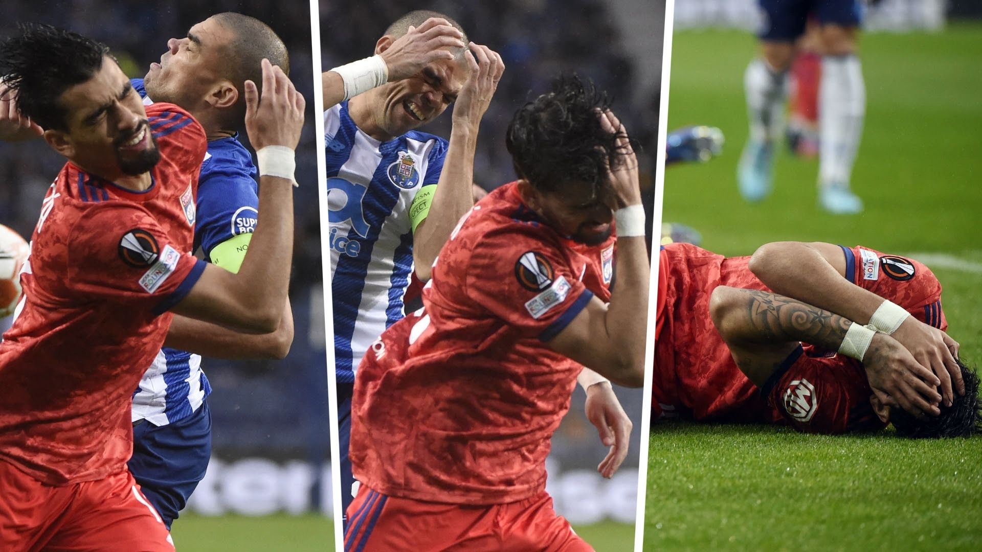 Pepe Paqueta Porto Lyon Europa League