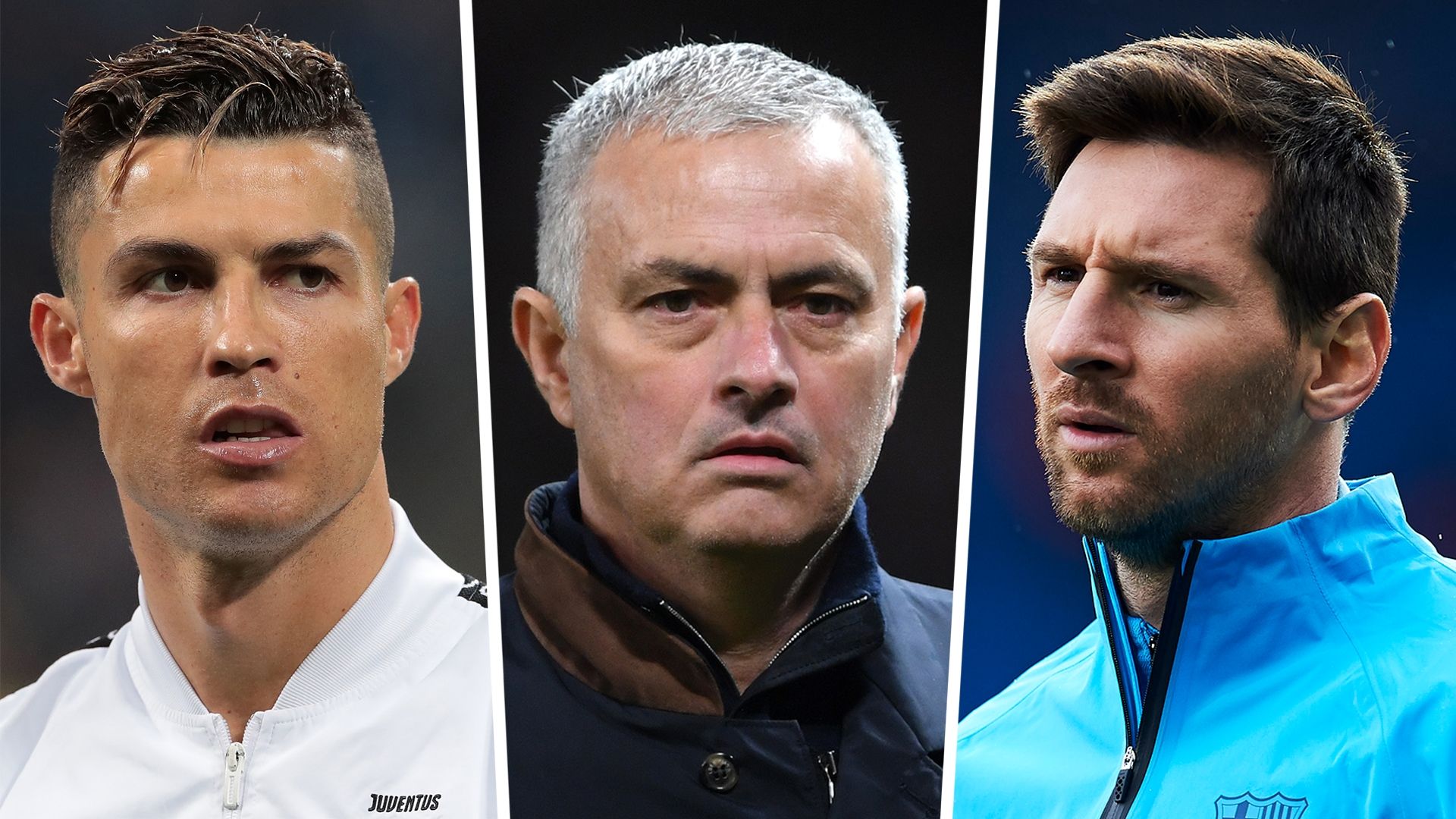 Cristiano Ronaldo Jose Mourinho Lionel Messi