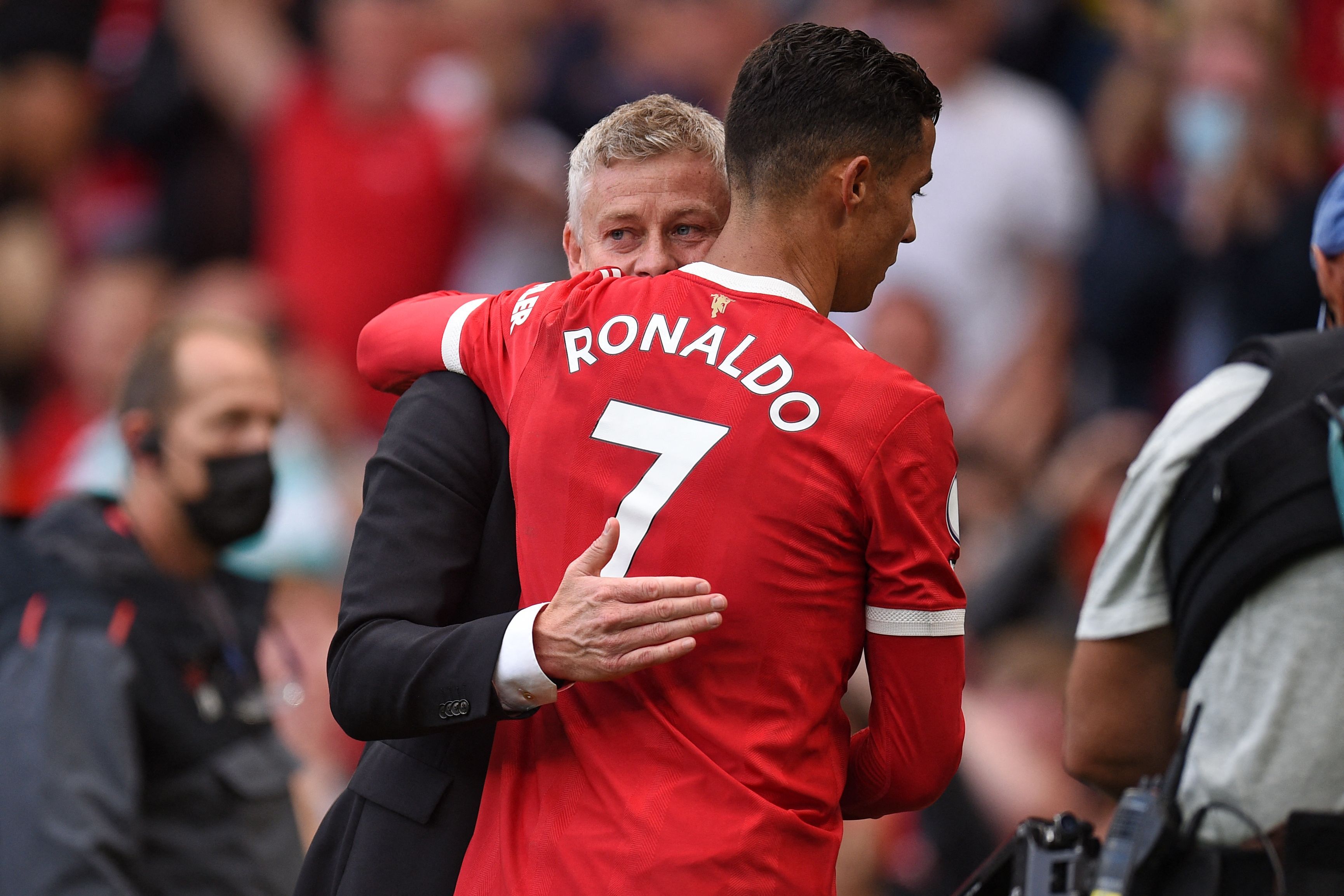Ole Gunnar Solskjaer & Cristiano Ronaldo Manchester United