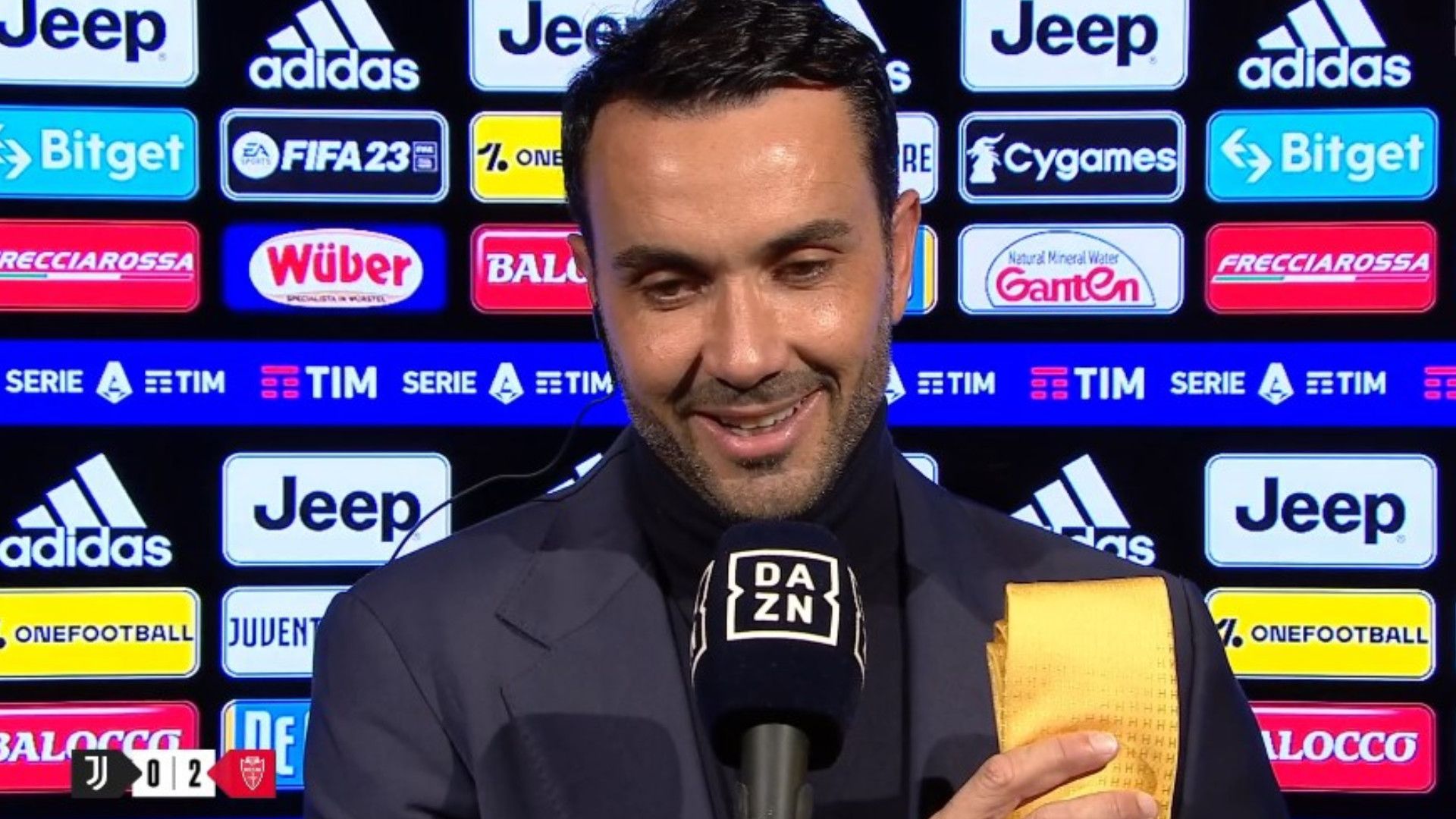 Palladino Juventus Monza cravatta Galliani