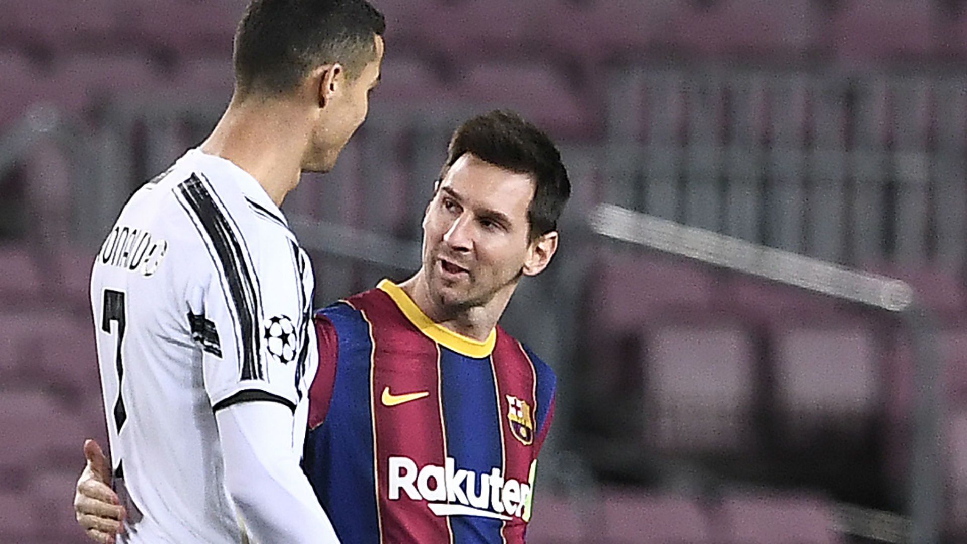 Messi Cristiano Ronaldo Barcellona Juventus Champions League