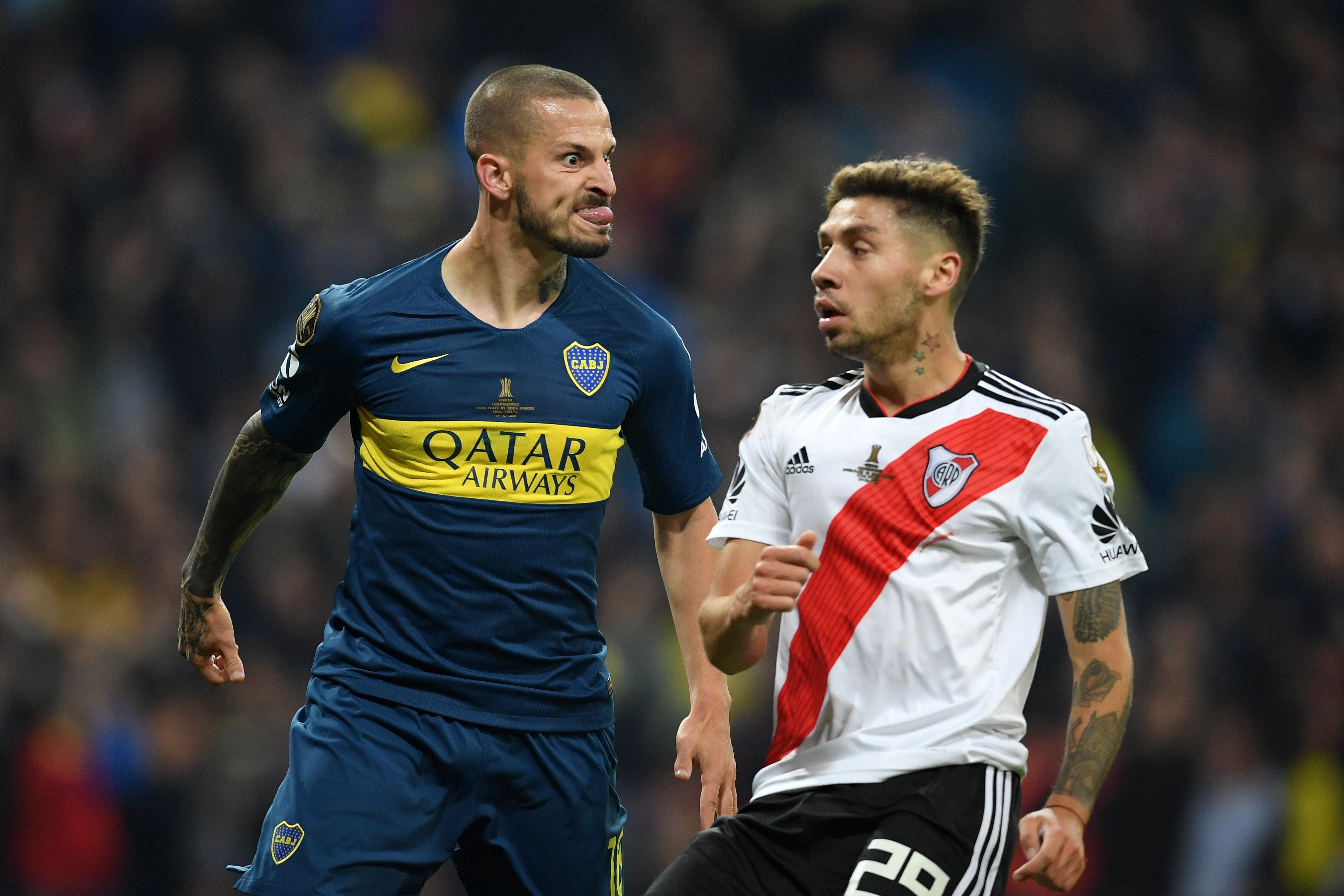 BENEDETTO MONTIEL RIVER BOCA COPA LIBERTADORES