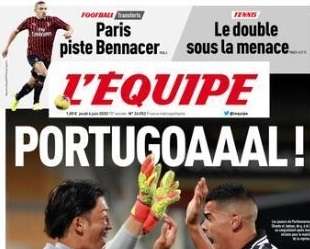 4 June 2020 L'Equipe embed only newspapers covers