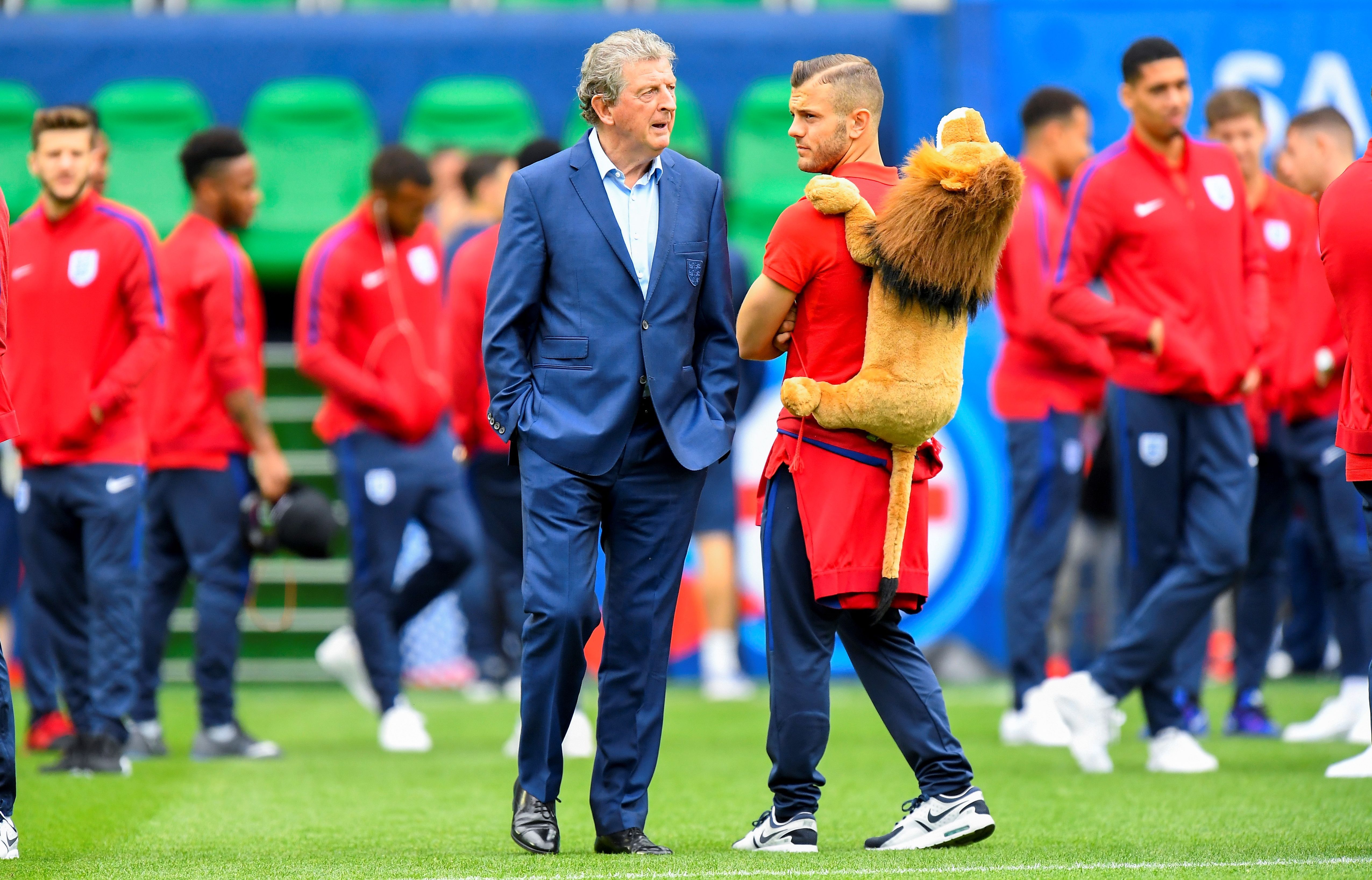 Roy Hodgson & Jack Wilshere