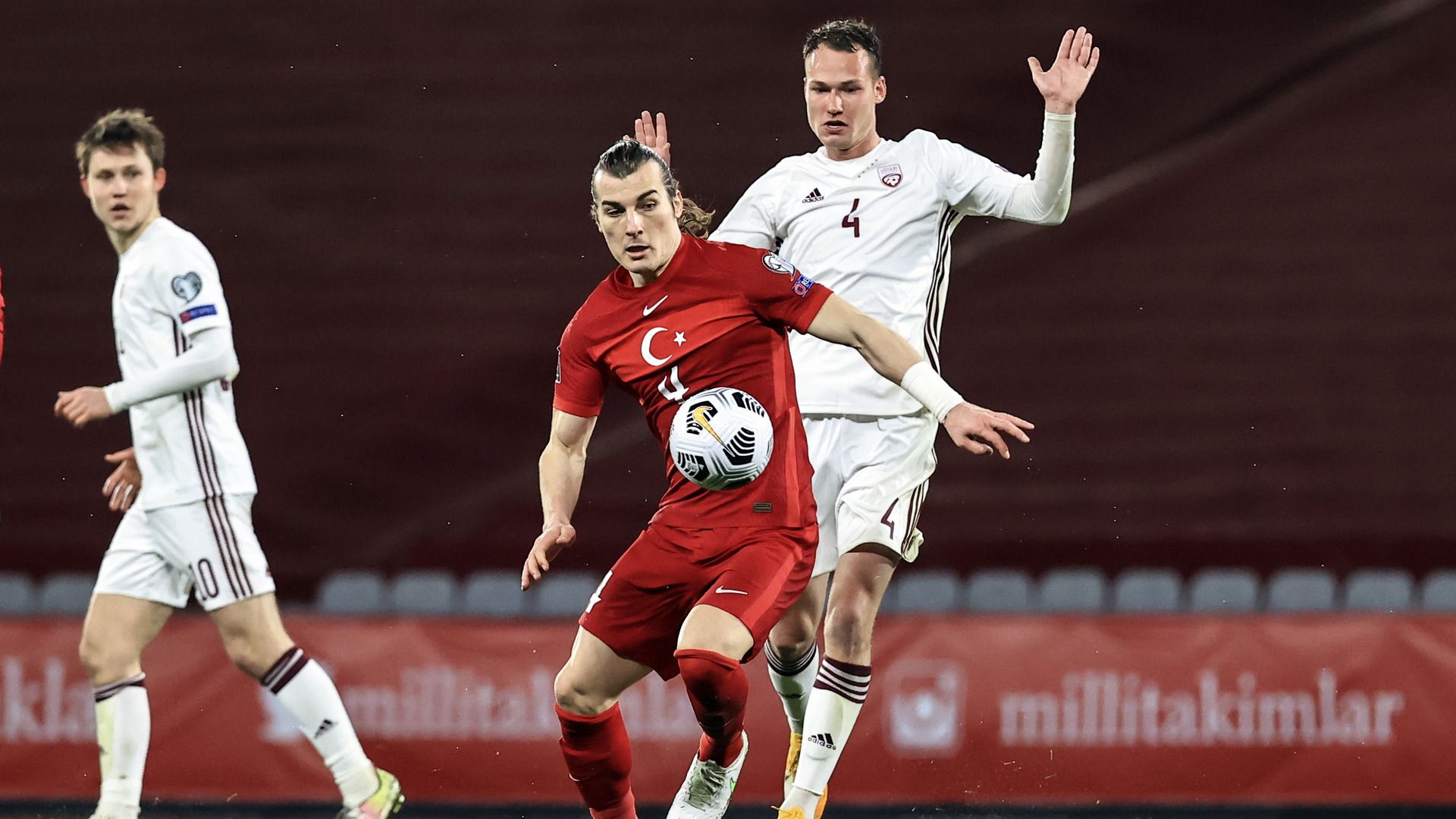 Caglar Soyuncu Turkiye vs Letonya 03.31.2021