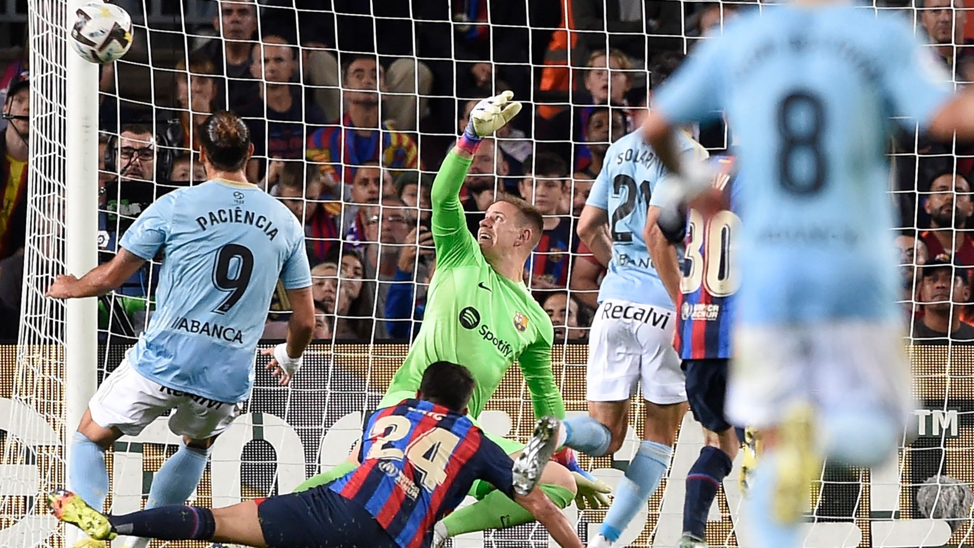 Barcelona vs Celta Paçiençia Ter Stegen