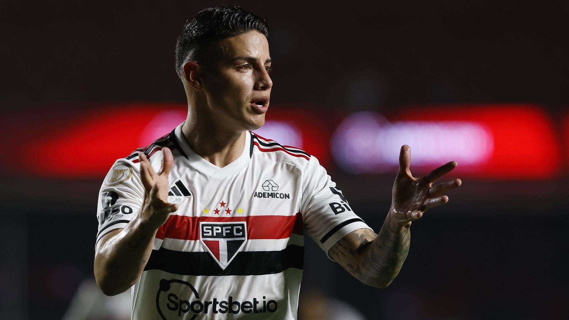 James Rodríguez São Paulo Fortaleza 2023