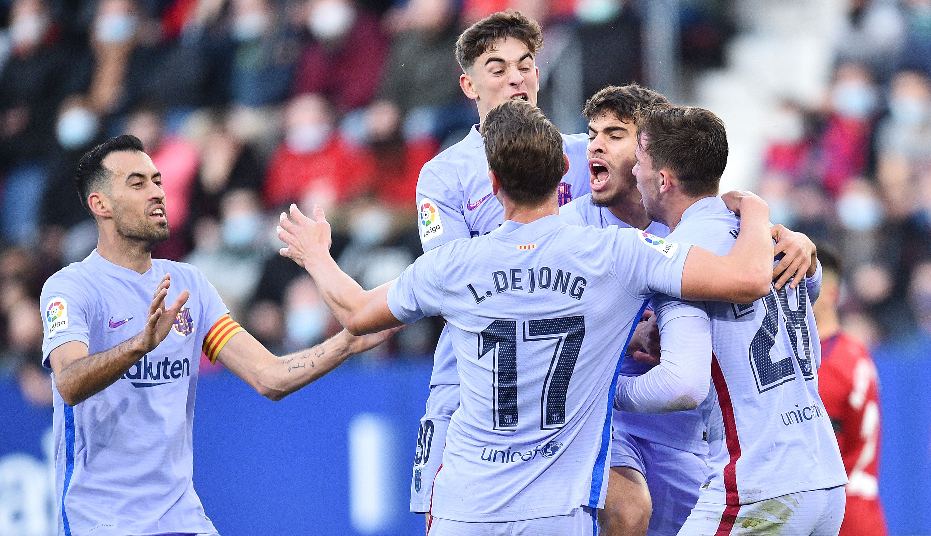 Barcelona Gavi Nico Luuk de Jong