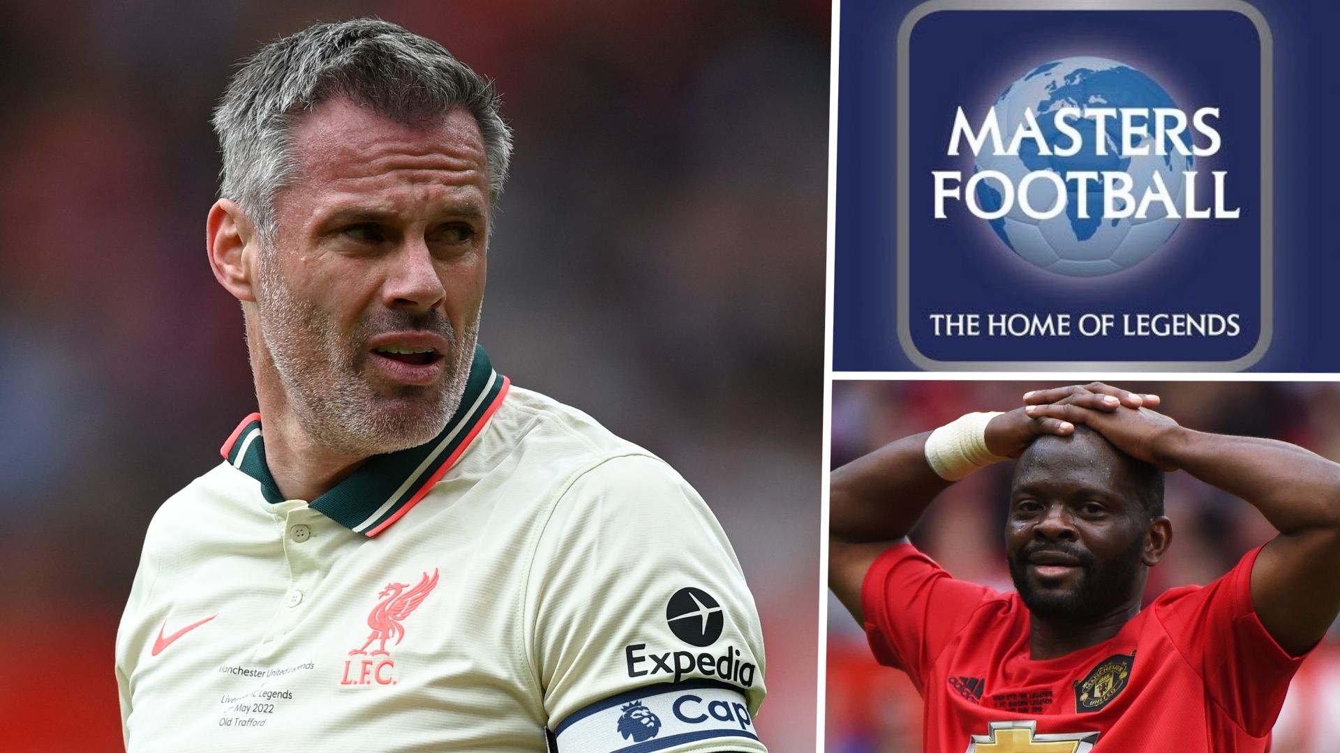 Jamie Carragher Louis Saha Masters Football