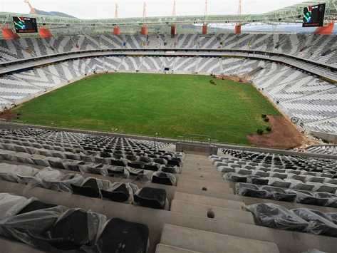 NELSPRUIT, SOUTH AFRICA - 2010, General view of Mbombela Stadium