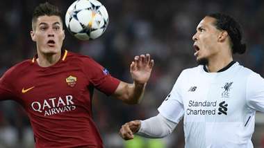 Schick Van Dijk Roma Liverpool Champions League