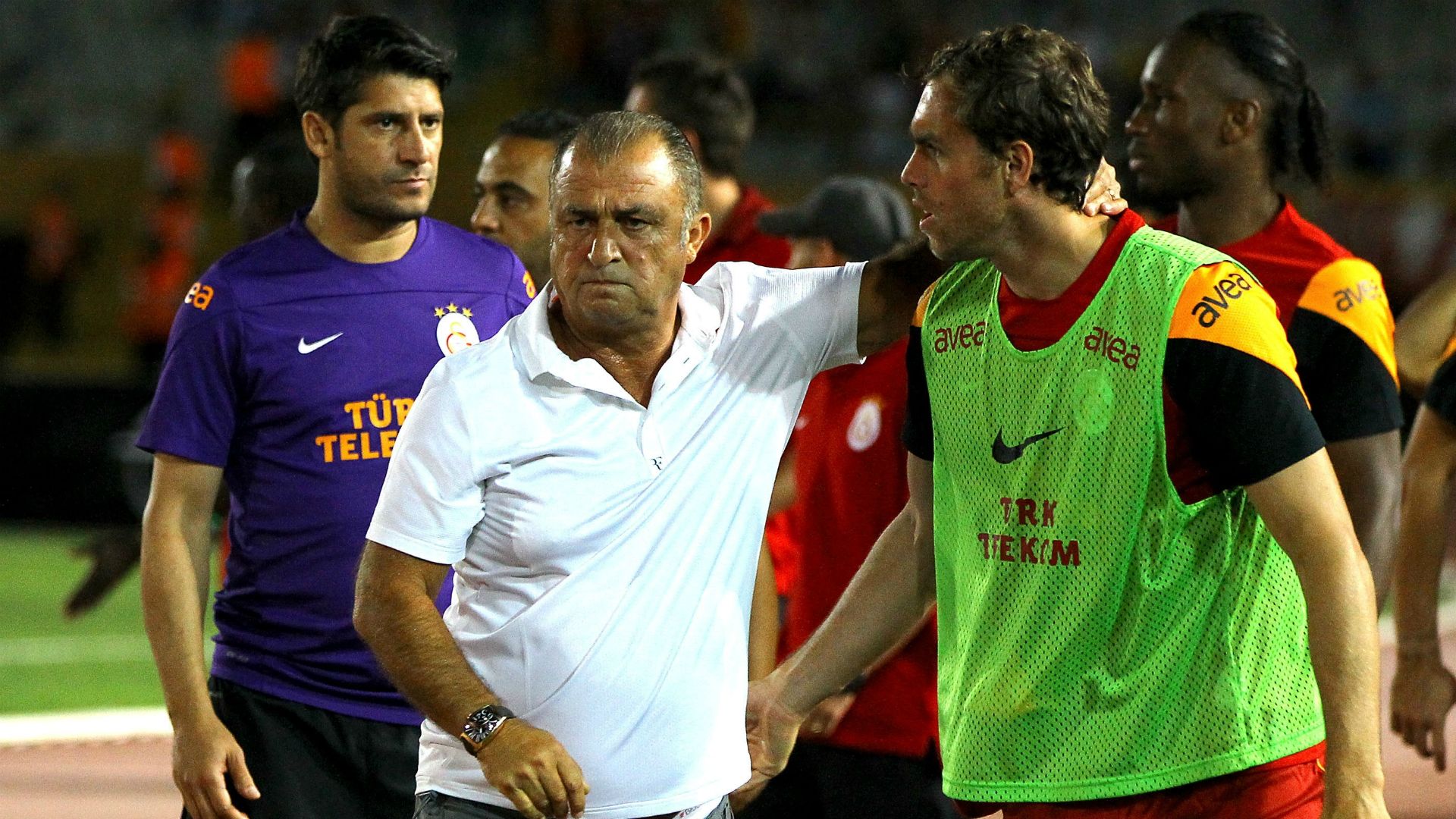 Fatih Terim Johan Elmander Galatasaray