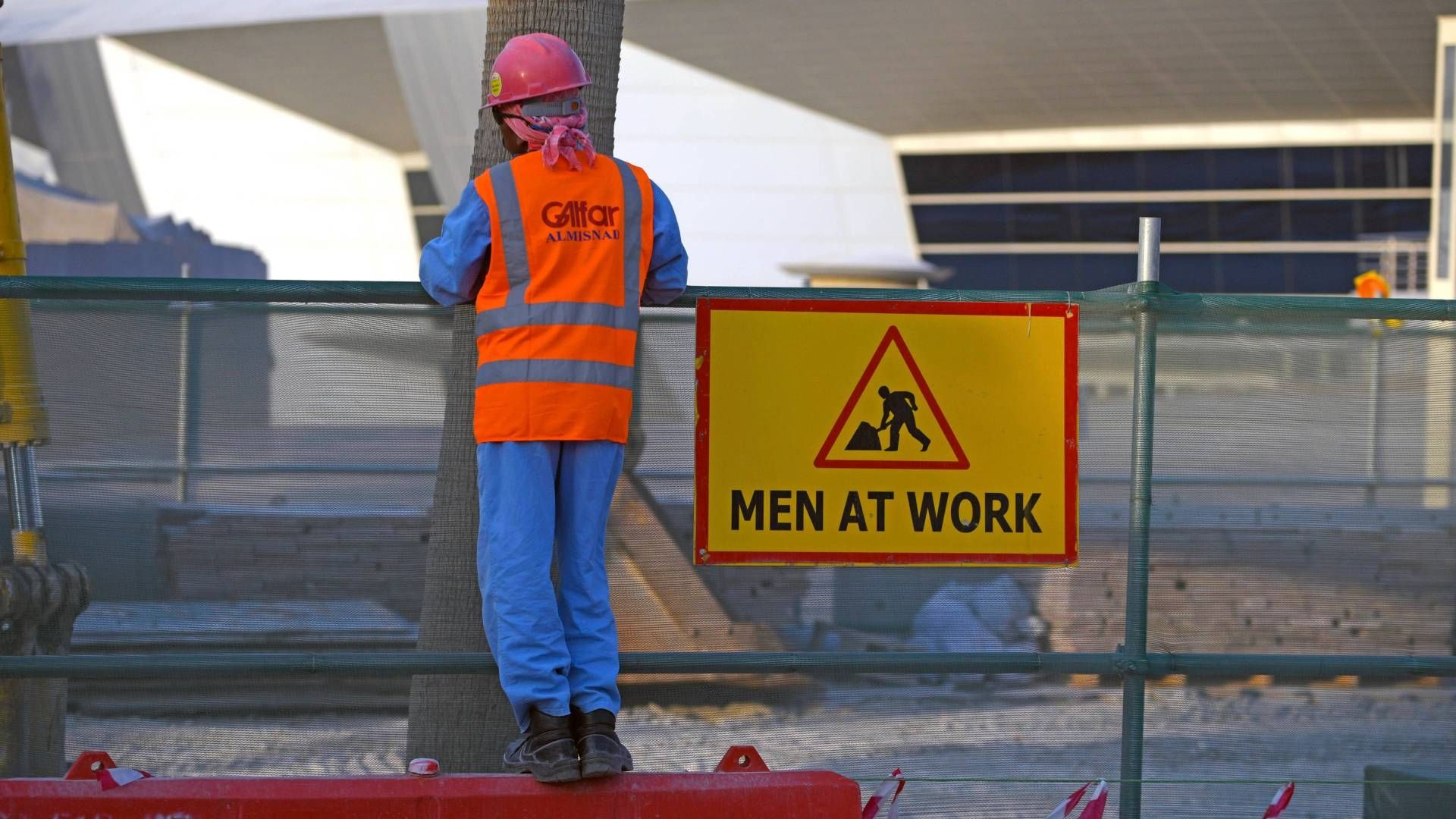 GER ONLY Katar Baustelle Arbeiter