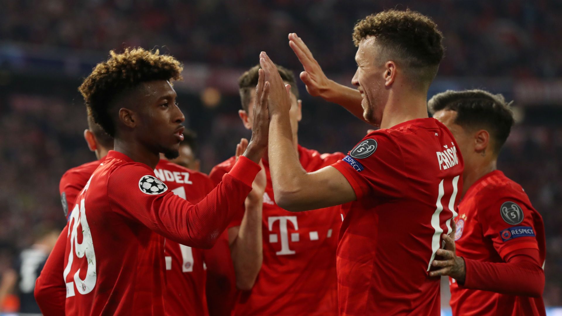 Bayern Munchen v Crvena Zvezda Goal Celebration 09182019