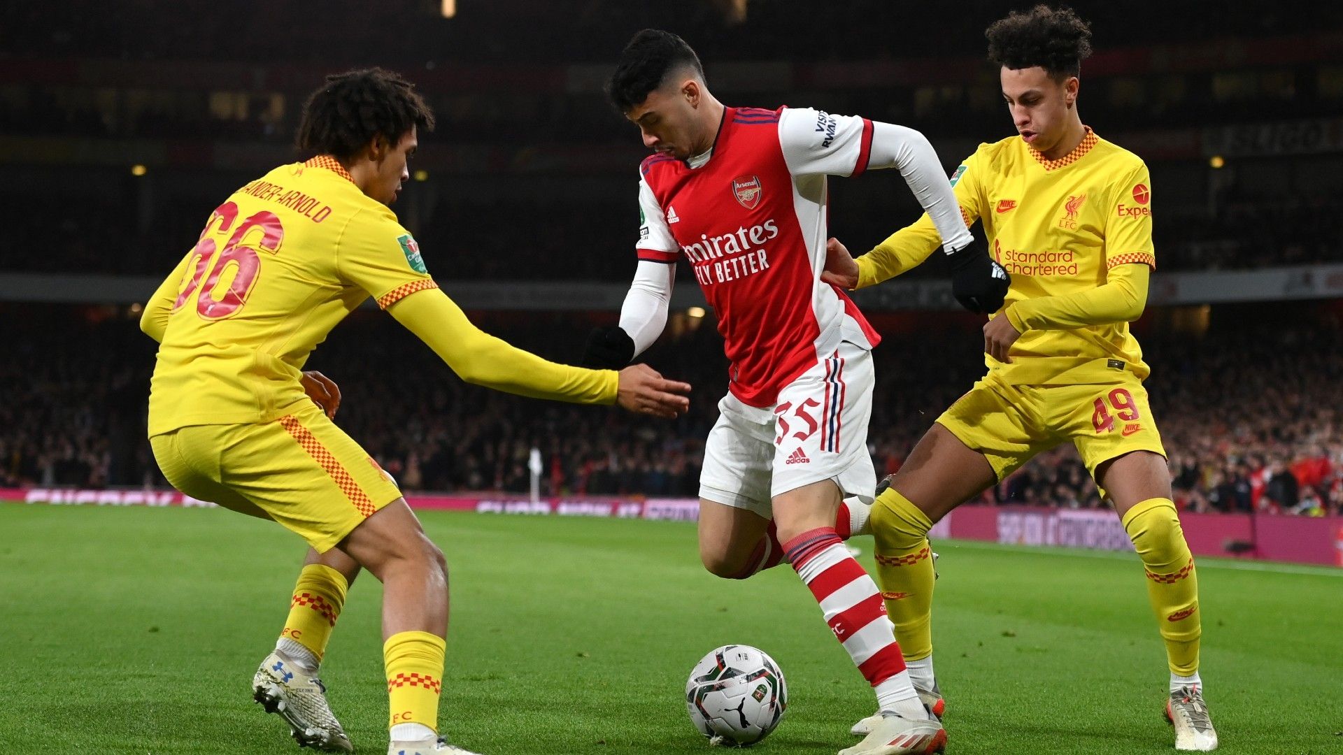 Liverpool ARsenal Carabao Cup 2022