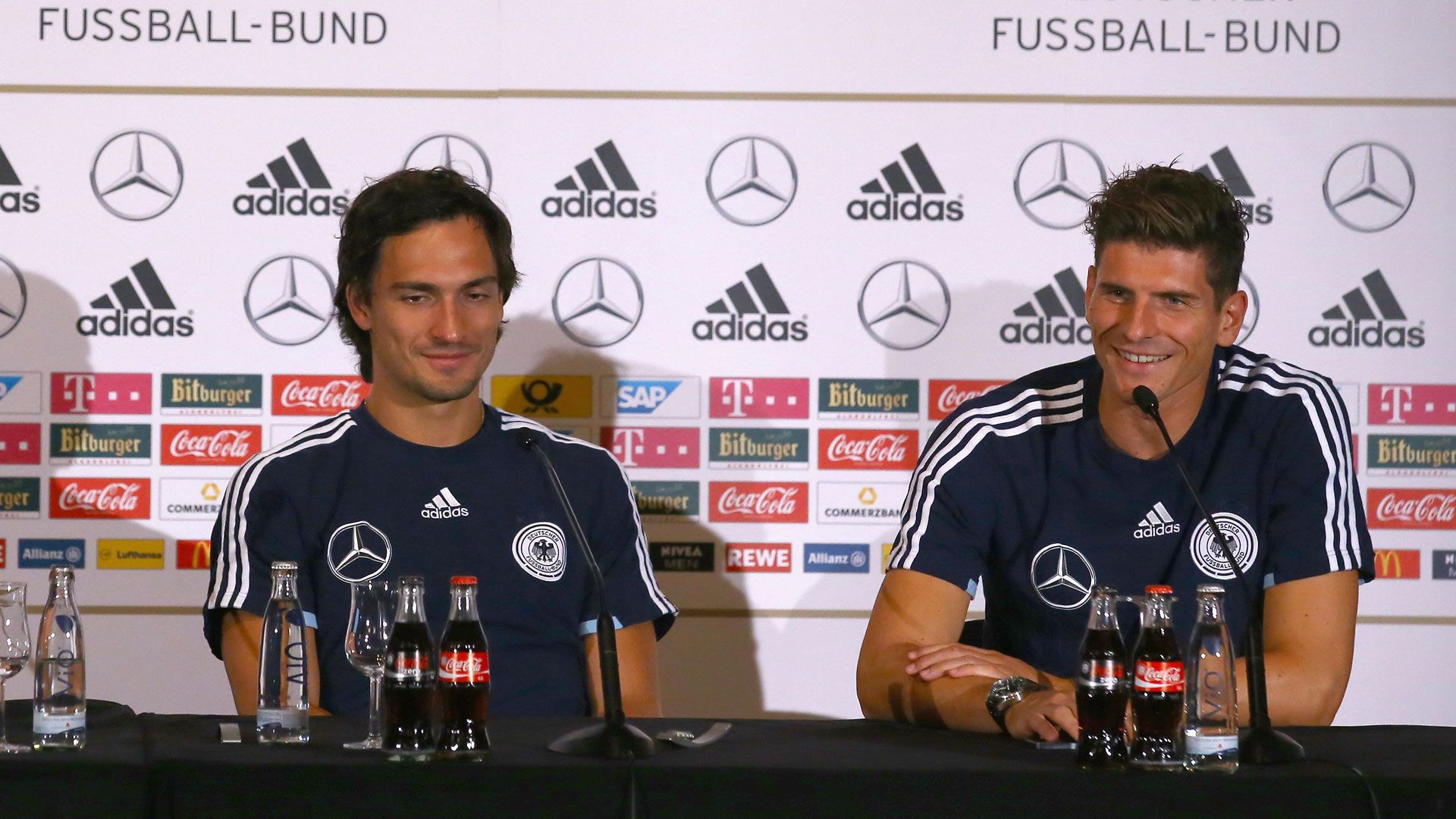 Mario Gomez Mats Hummels Deutschland 13082013