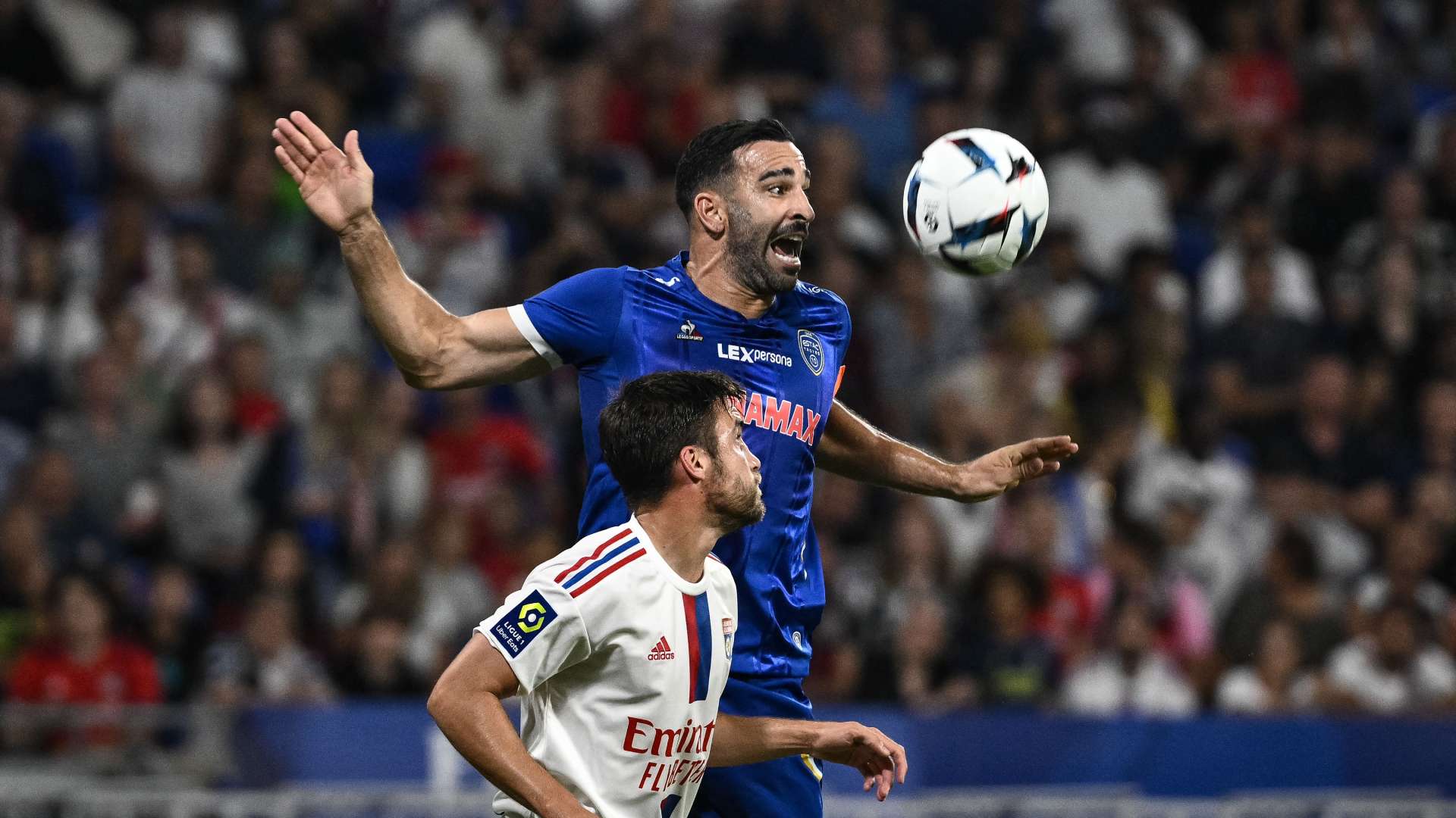 Adil Rami OL Lyon Troyes ESTAC Ligue 1 19-08-2022