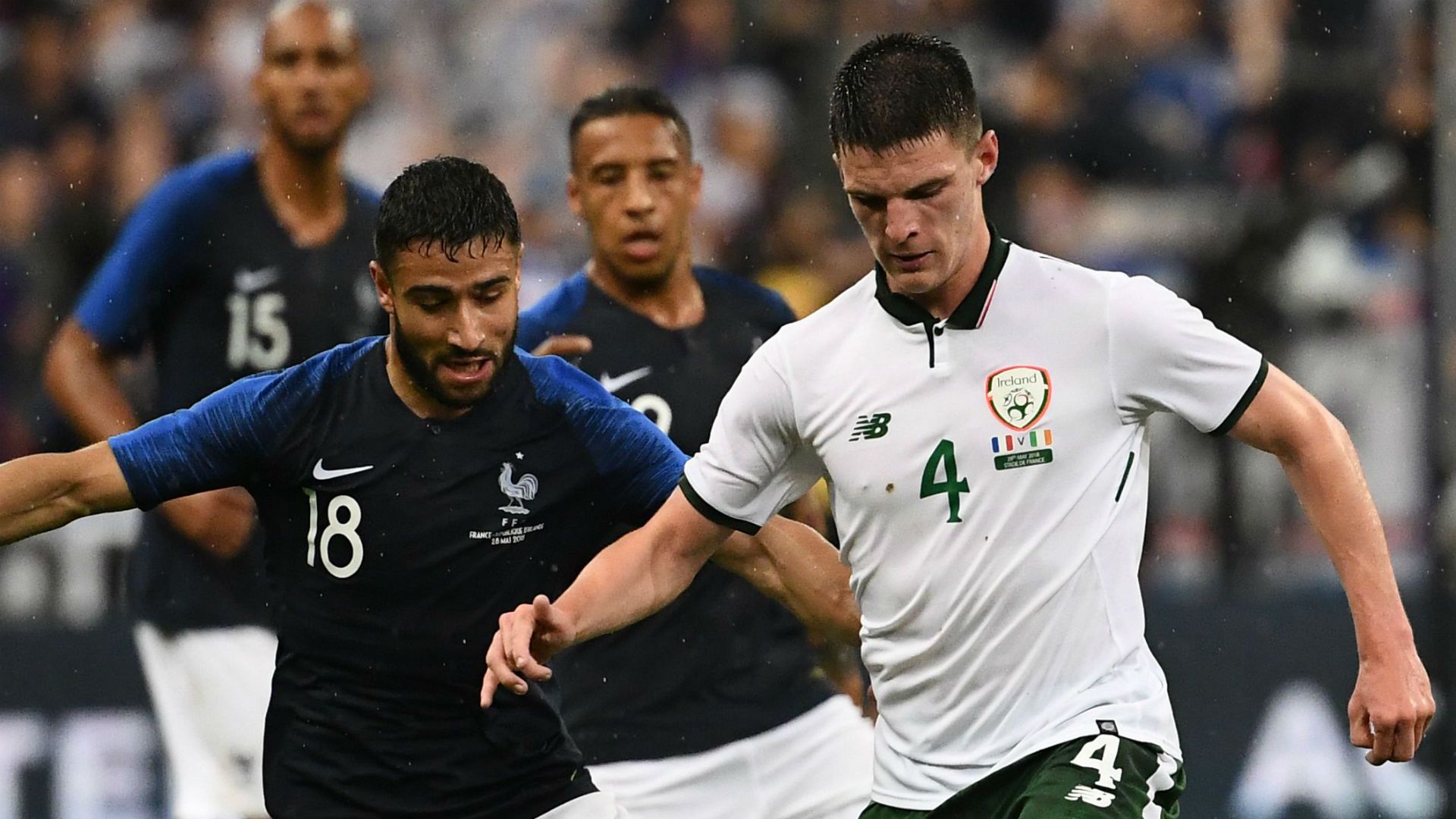 Declan Rice Ireland Nabil Fekir France