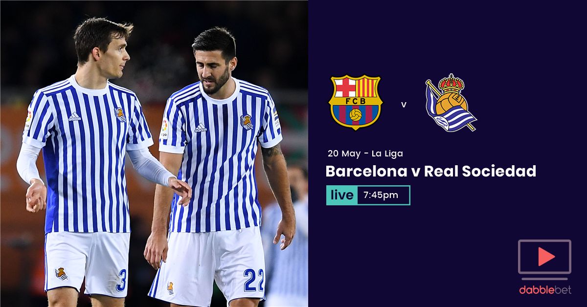 Barcelona Real Sociedad graphic